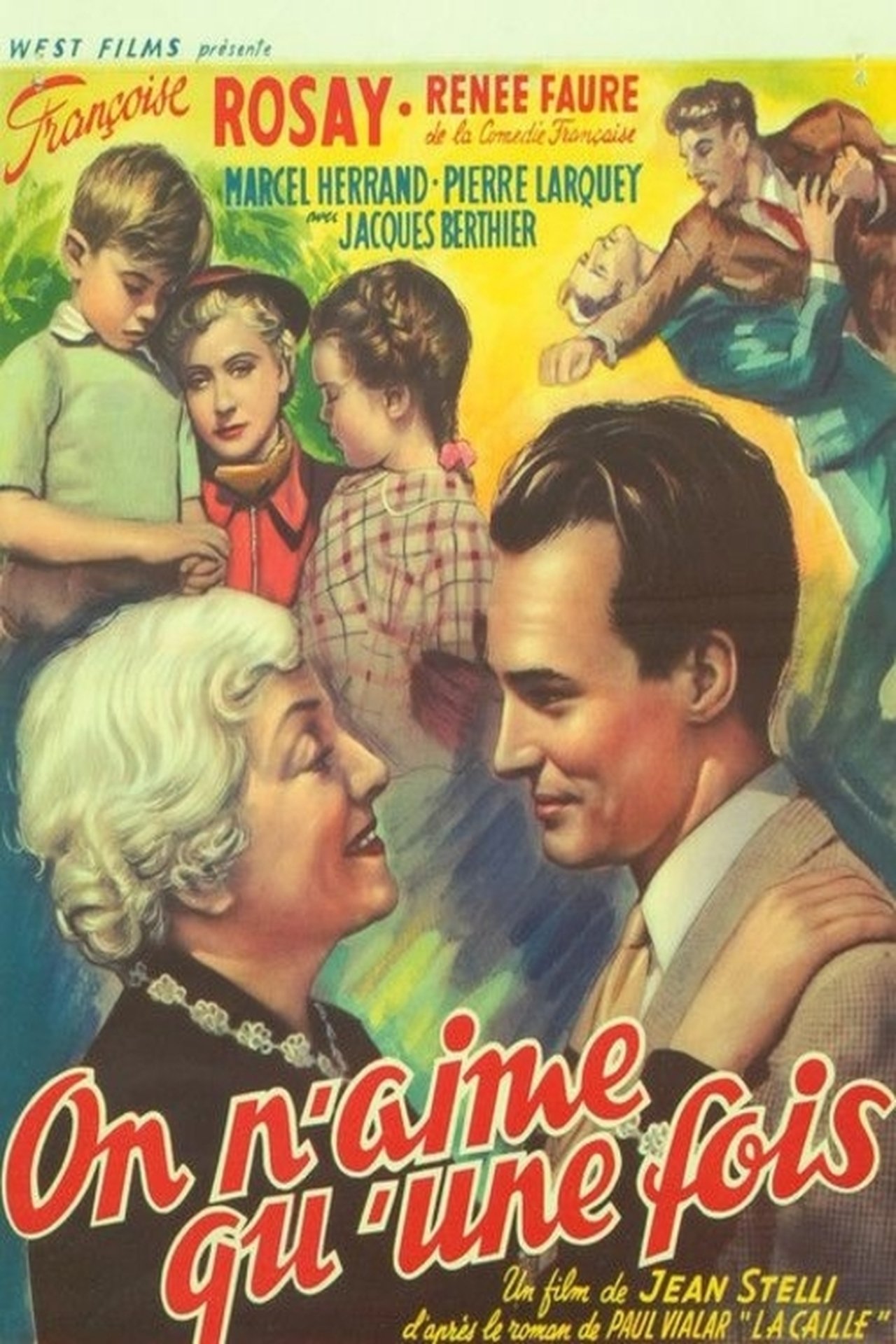 On n'aime qu'une fois poster