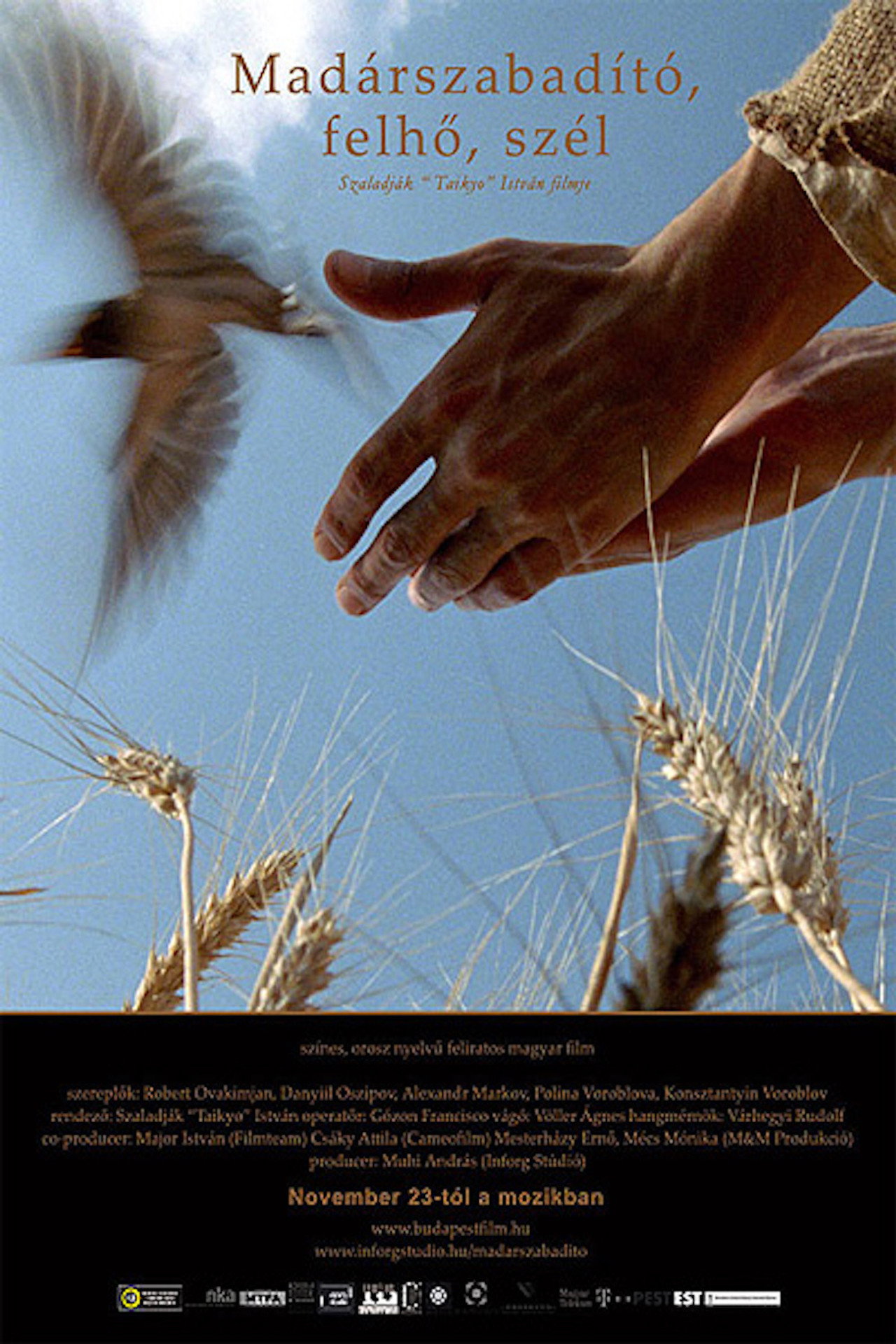 Madárszabadító, felhő, szél filmaffisch