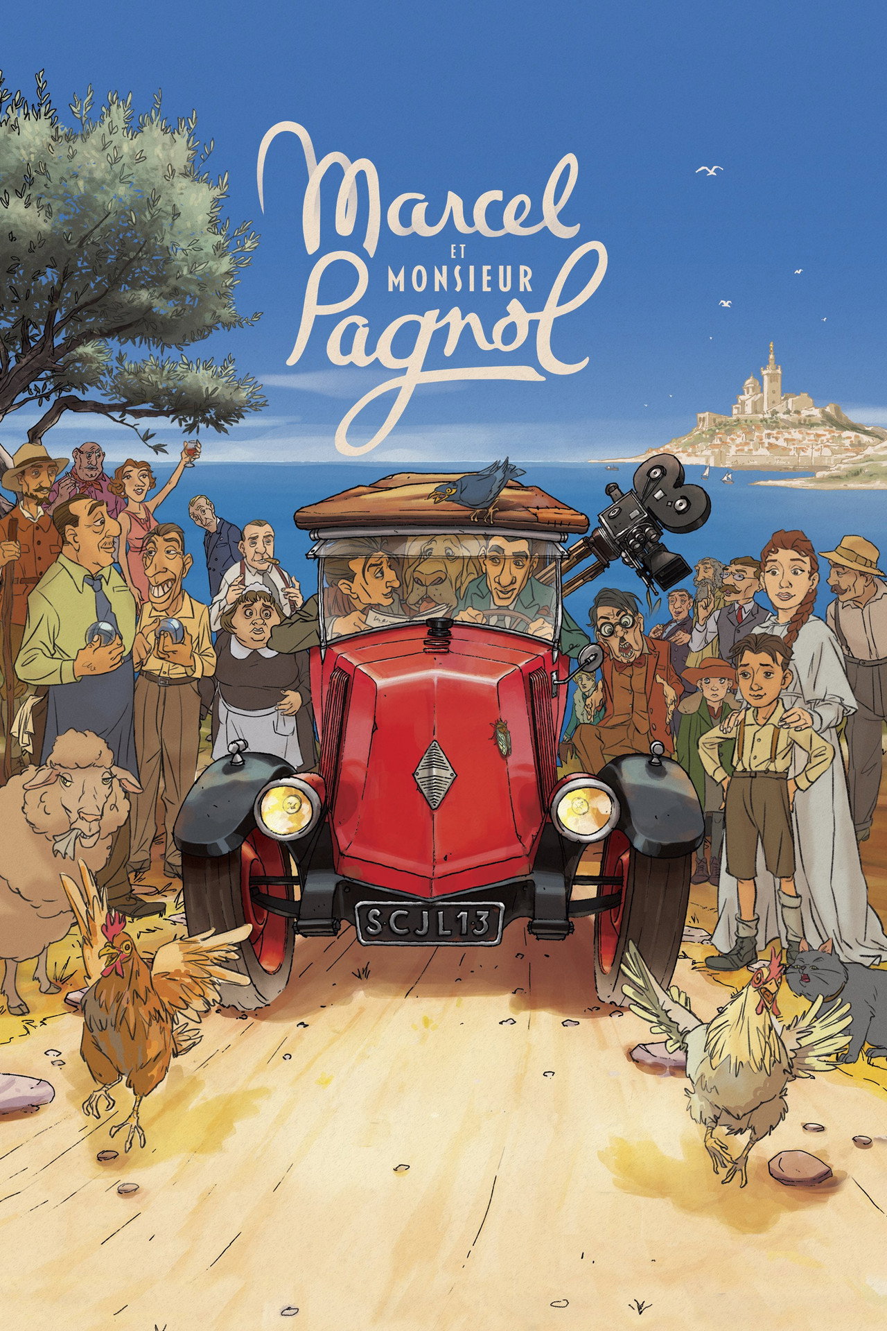 Marcel et Monsieur Pagnol filmaffisch