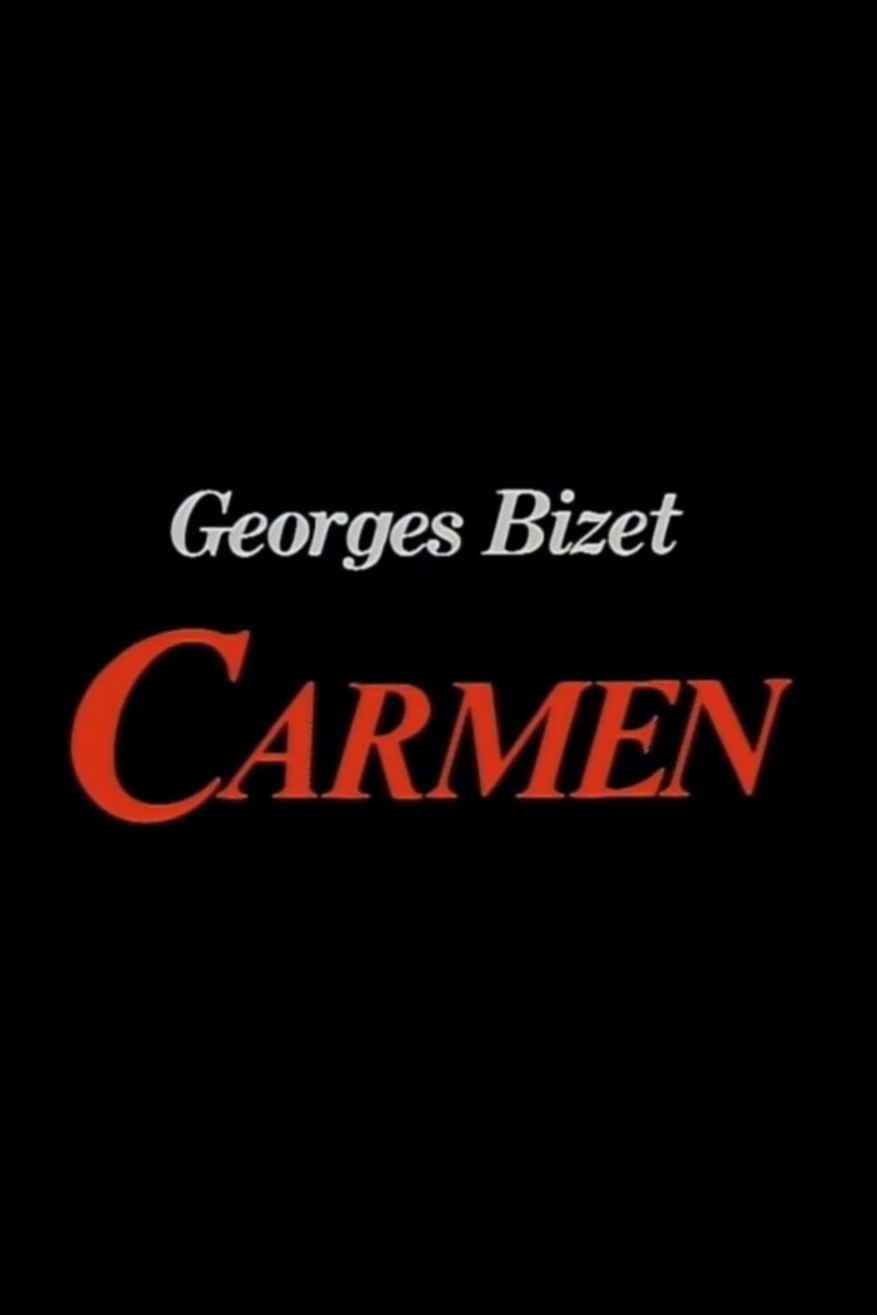 Georges Bizet: Carmen filmaffisch