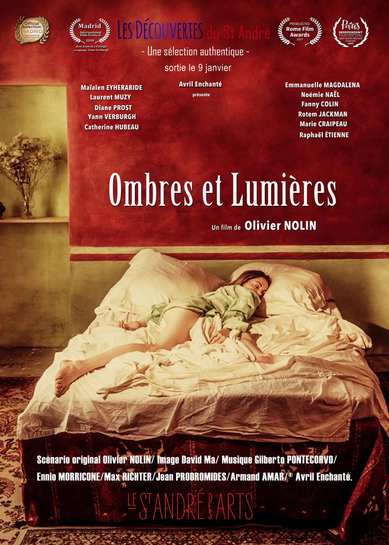 Ombres et lumières filmaffisch
