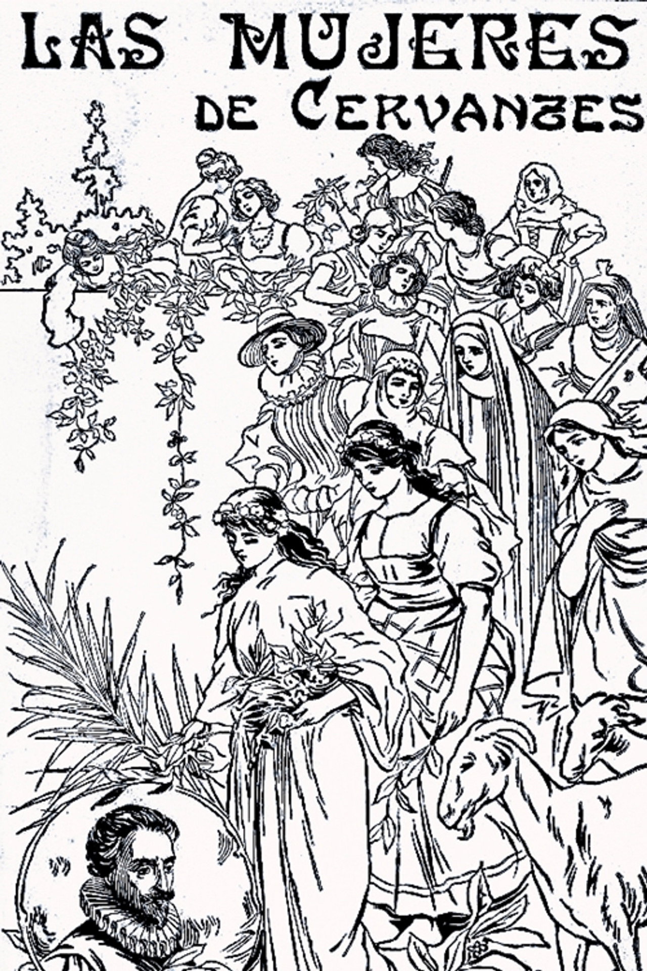 Las mujeres de Cervantes Backdrop