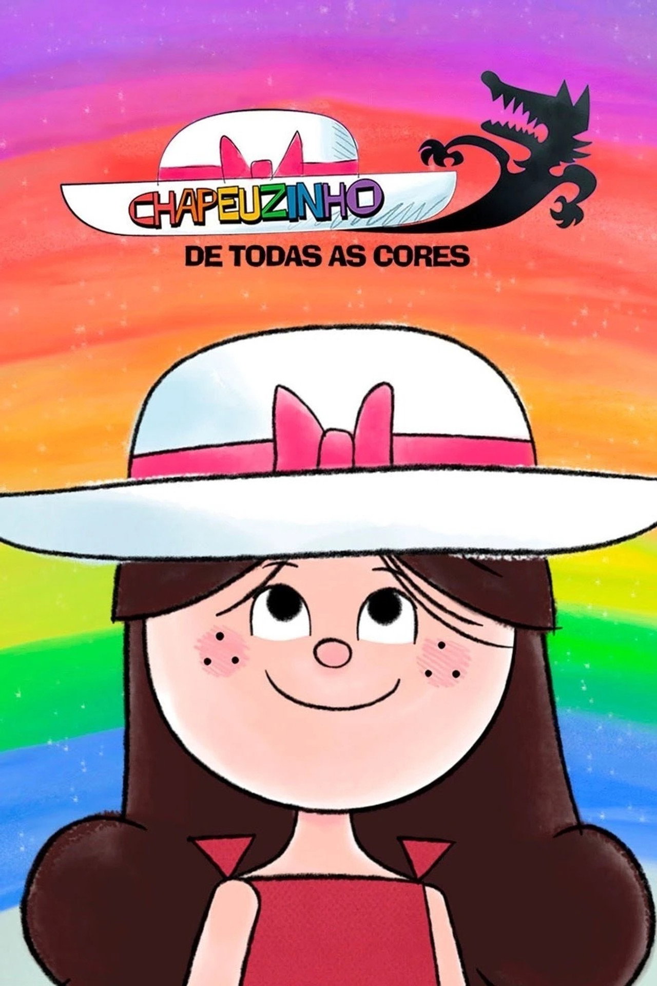 Chapeuzinho de todas as cores affisch