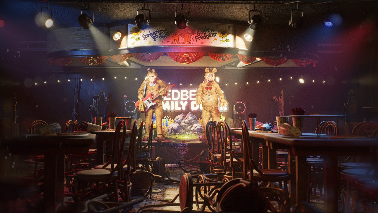 First night as freddy backdrop image