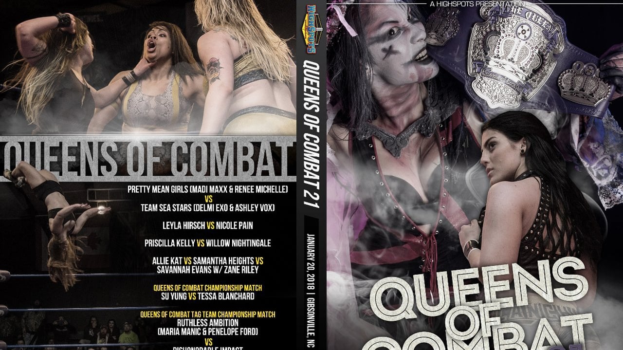 Scen från Queens Of Combat QOC 21