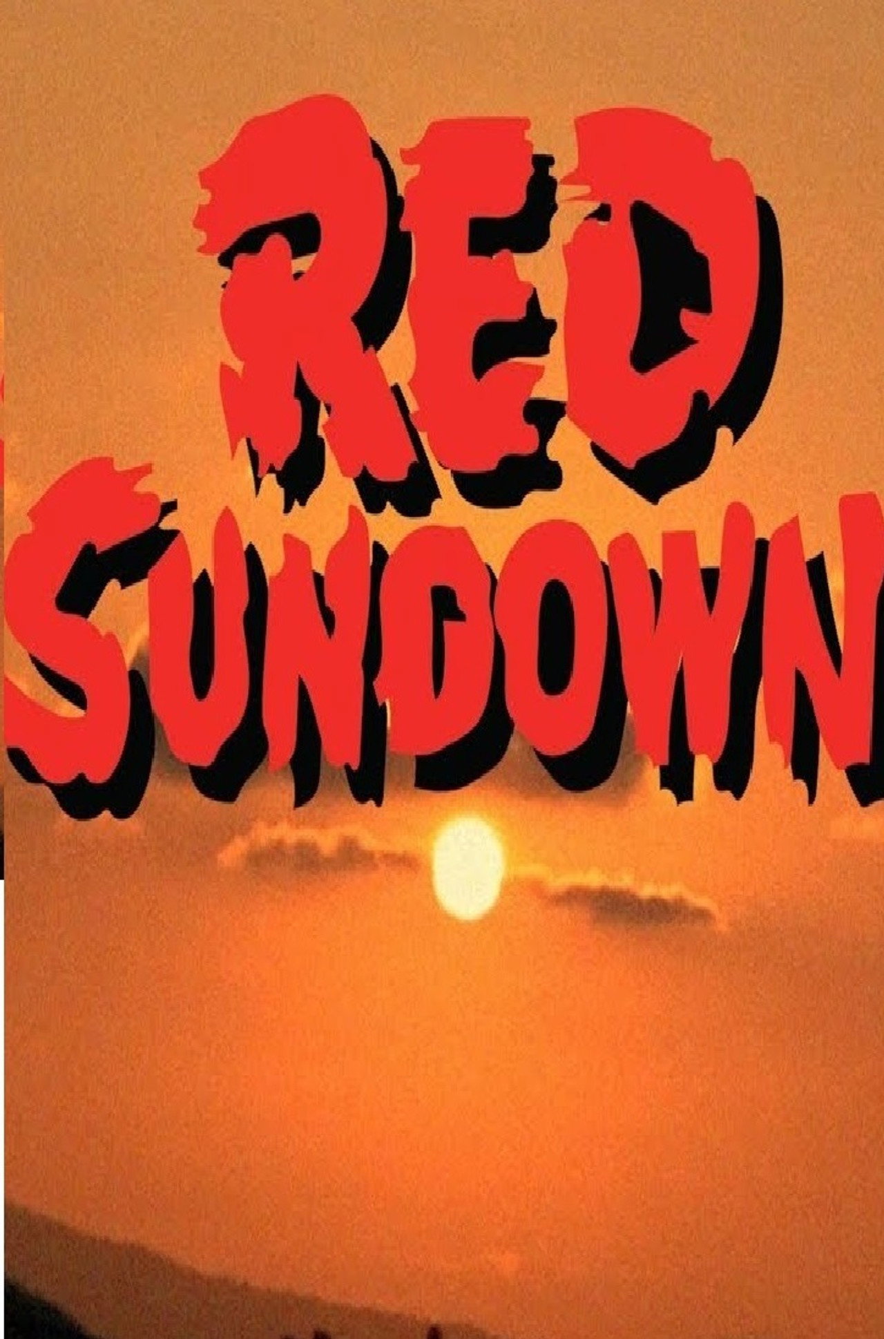 Red Sundown Backdrop
