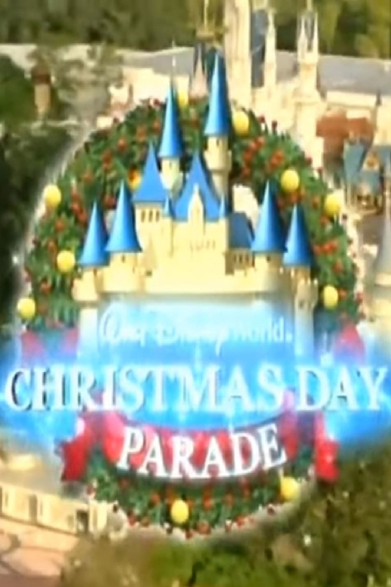 Walt Disney World Christmas Day Parade Backdrop
