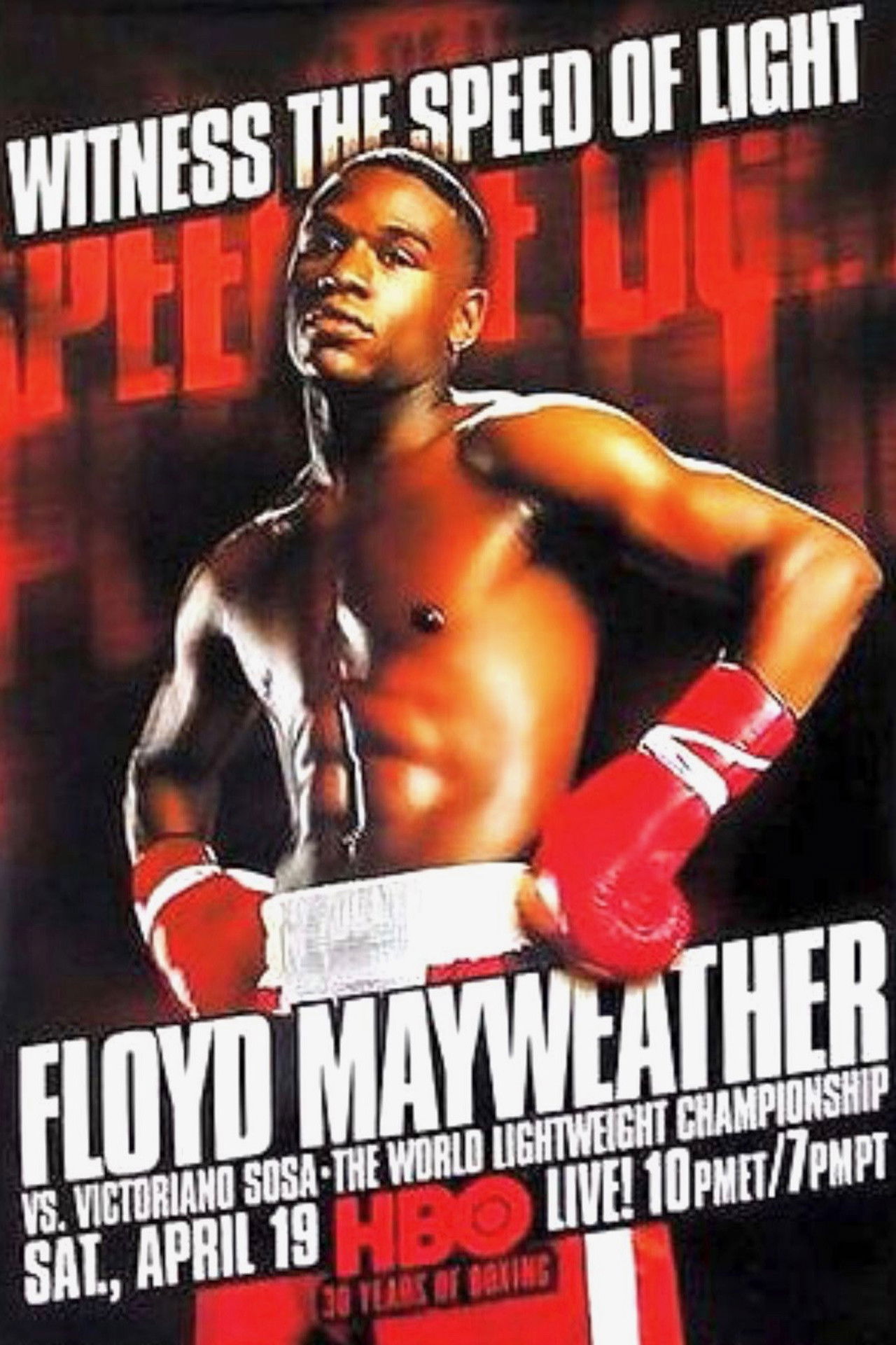 Floyd Mayweather Jr. vs. Victoriano Sosa Backdrop