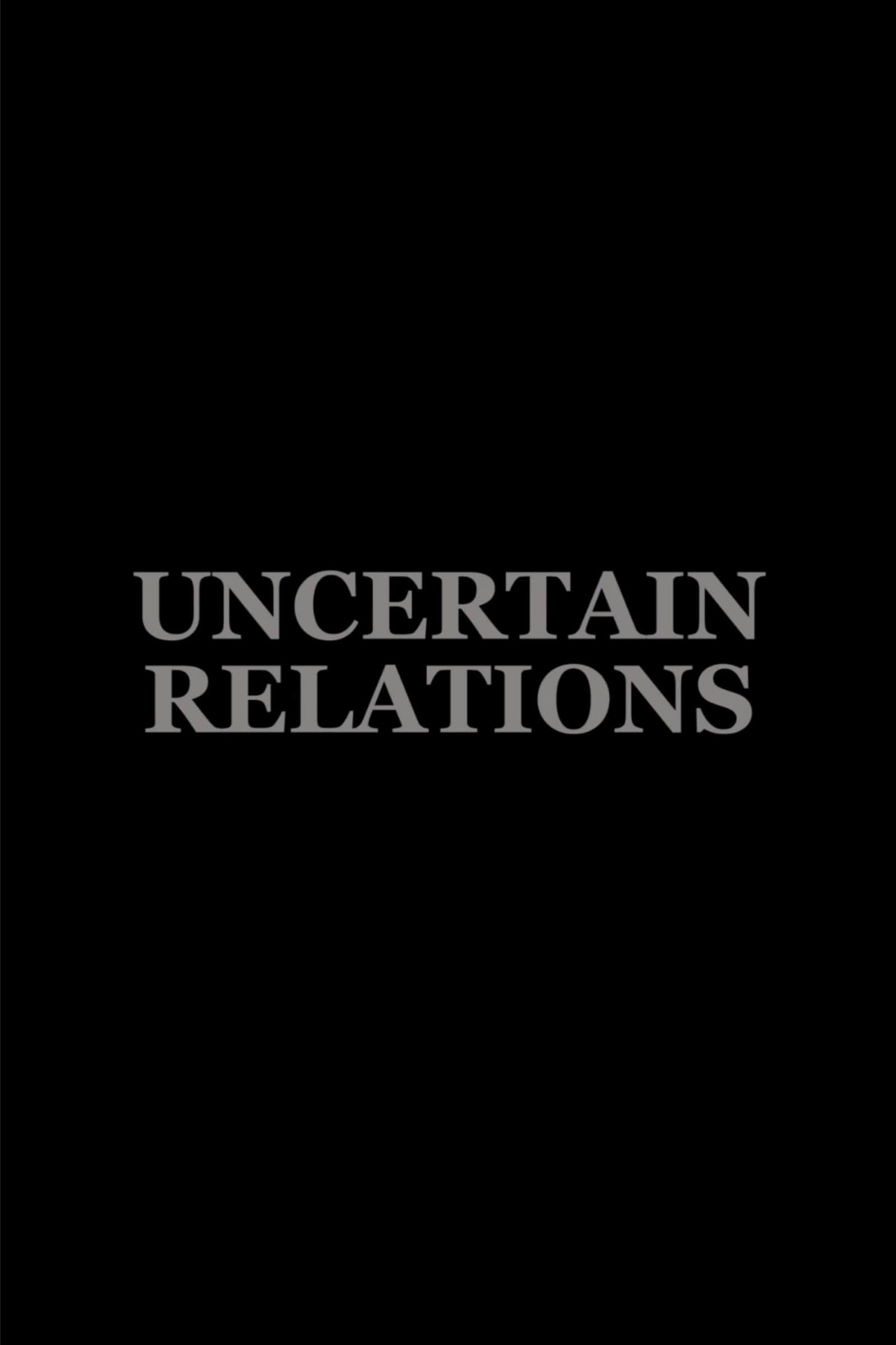 Uncertain Relations Backdrop