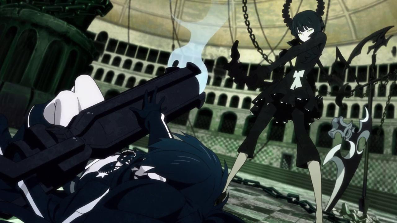 Scen från Black Rock Shooter