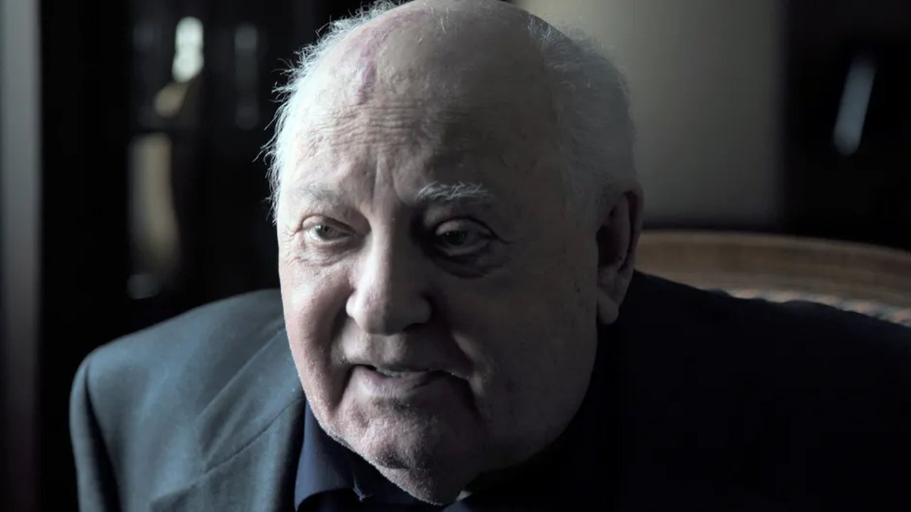 Gorbachev. Heaven background