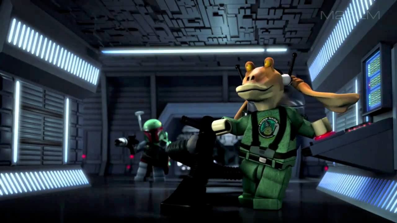 Scen från LEGO Star Wars: Bombad Bounty