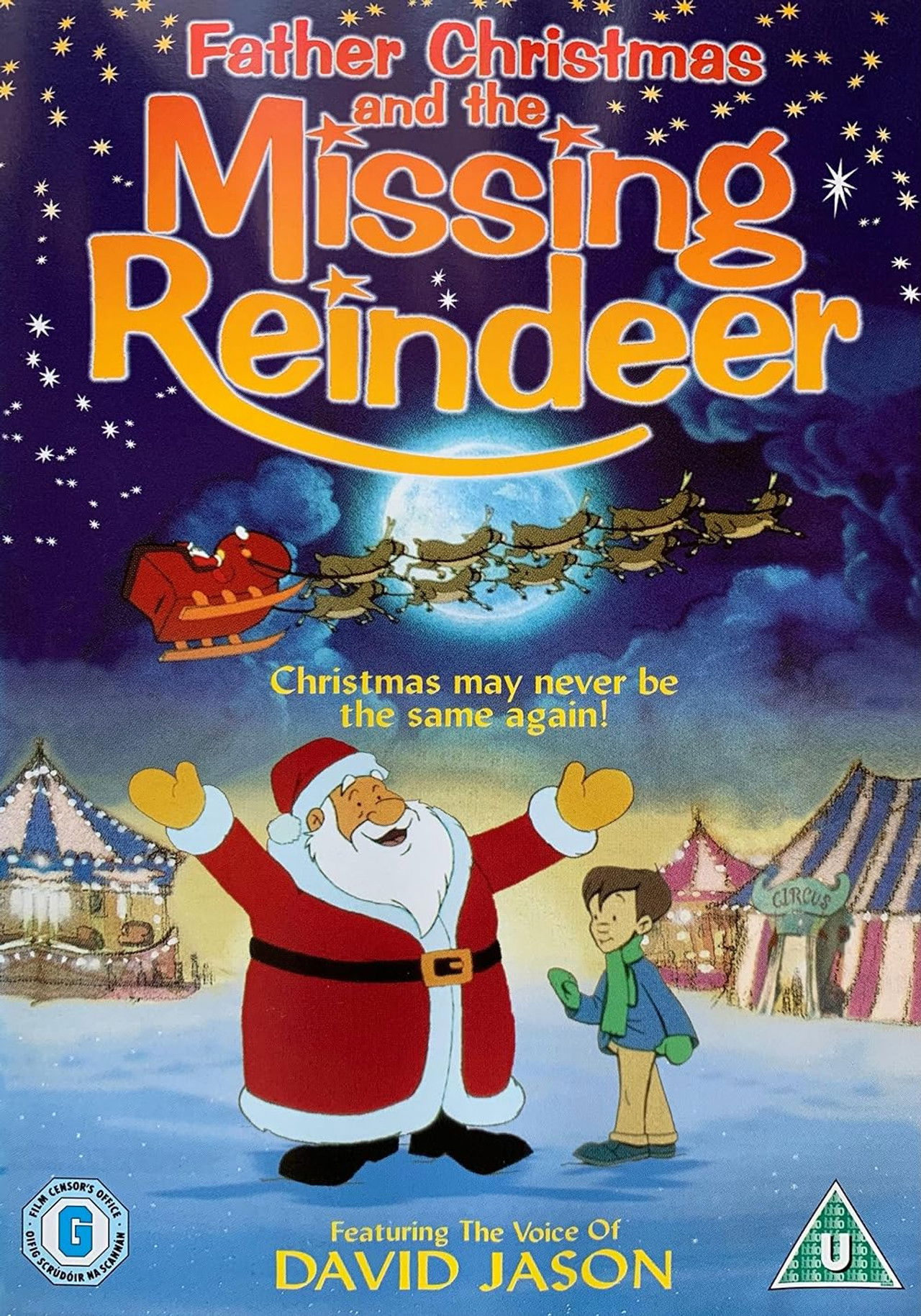 Father Christmas and the Missing Reindeer Backdrop