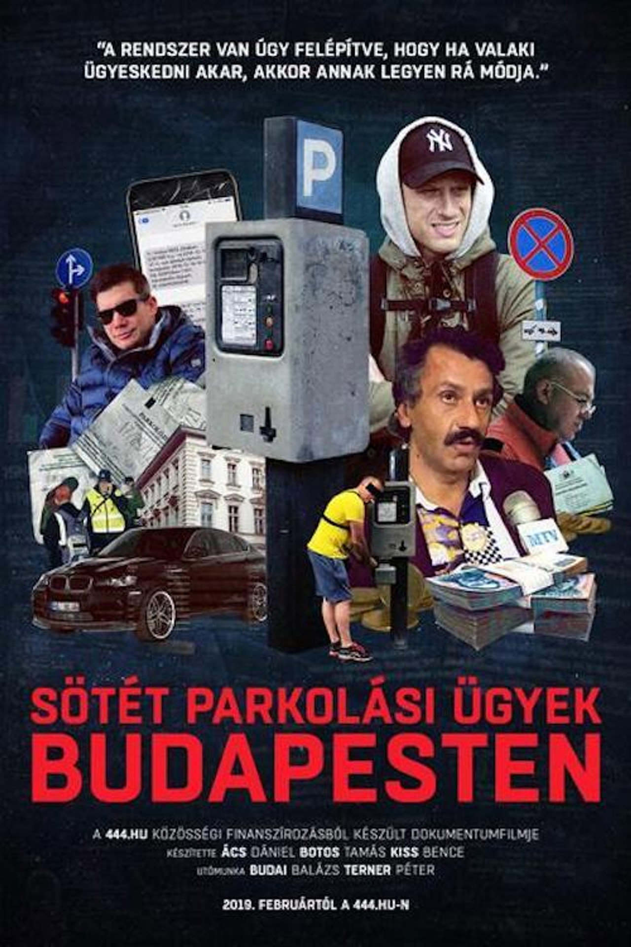 Sötét parkolási ügyek Budapesten – plakát 3