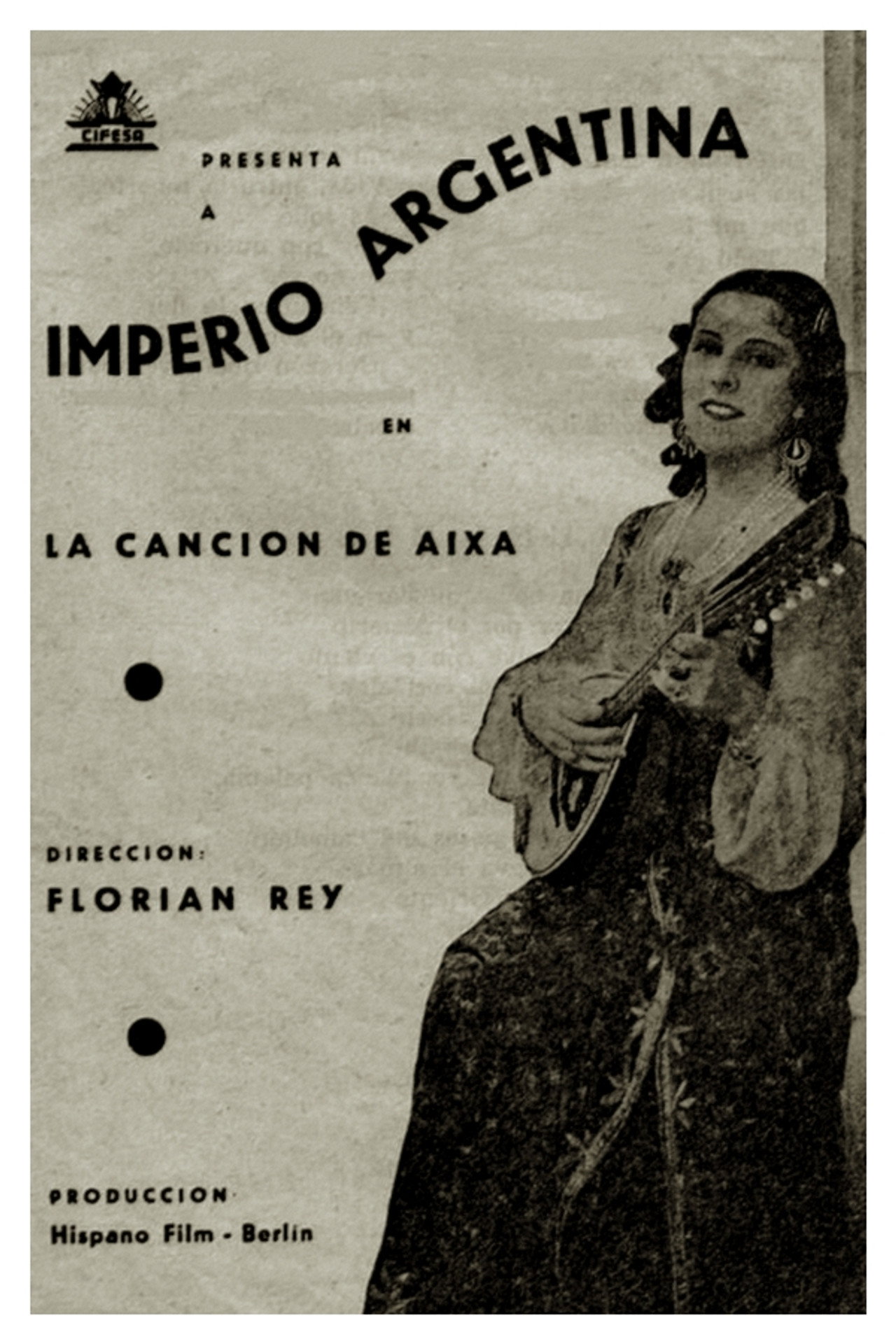 La canción de Aixa filmaffisch