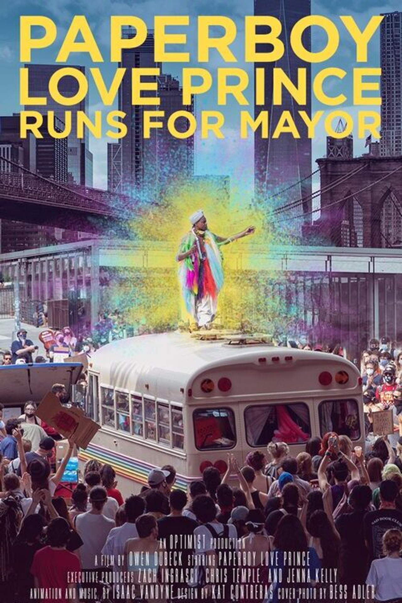 Paperboy Love Prince Runs for Mayor filmaffisch