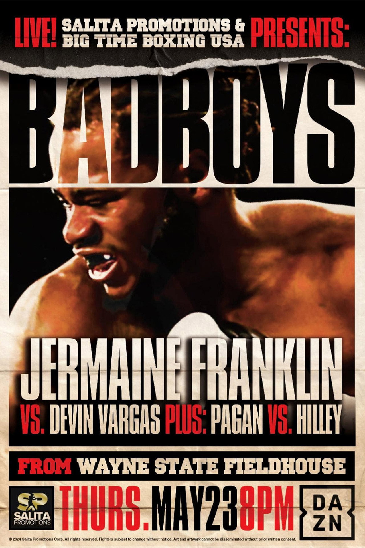 Jermaine Franklin vs. Devin Vargas filmaffisch