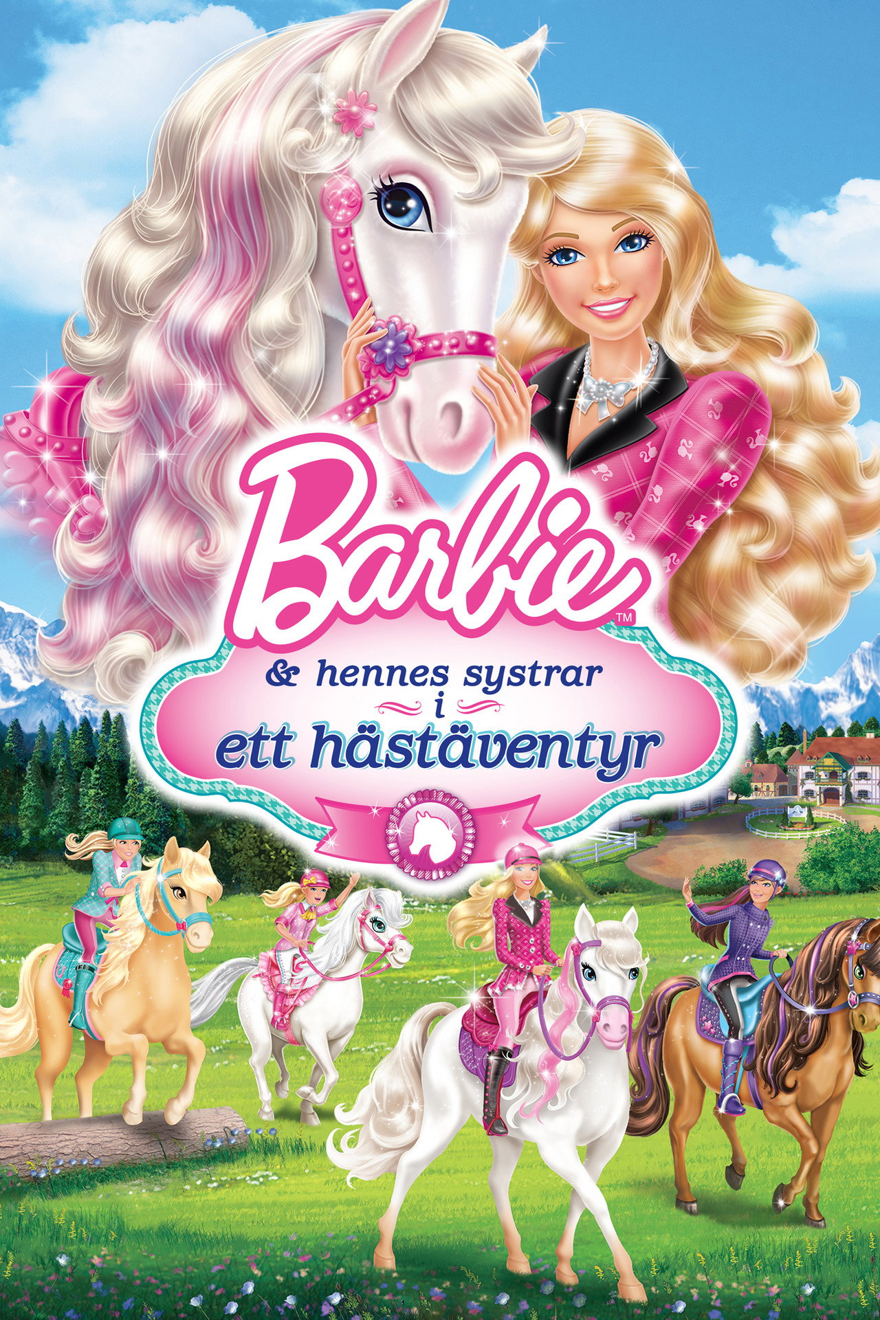 Barbie och hennes systrar i ett hästäventyr filmaffisch