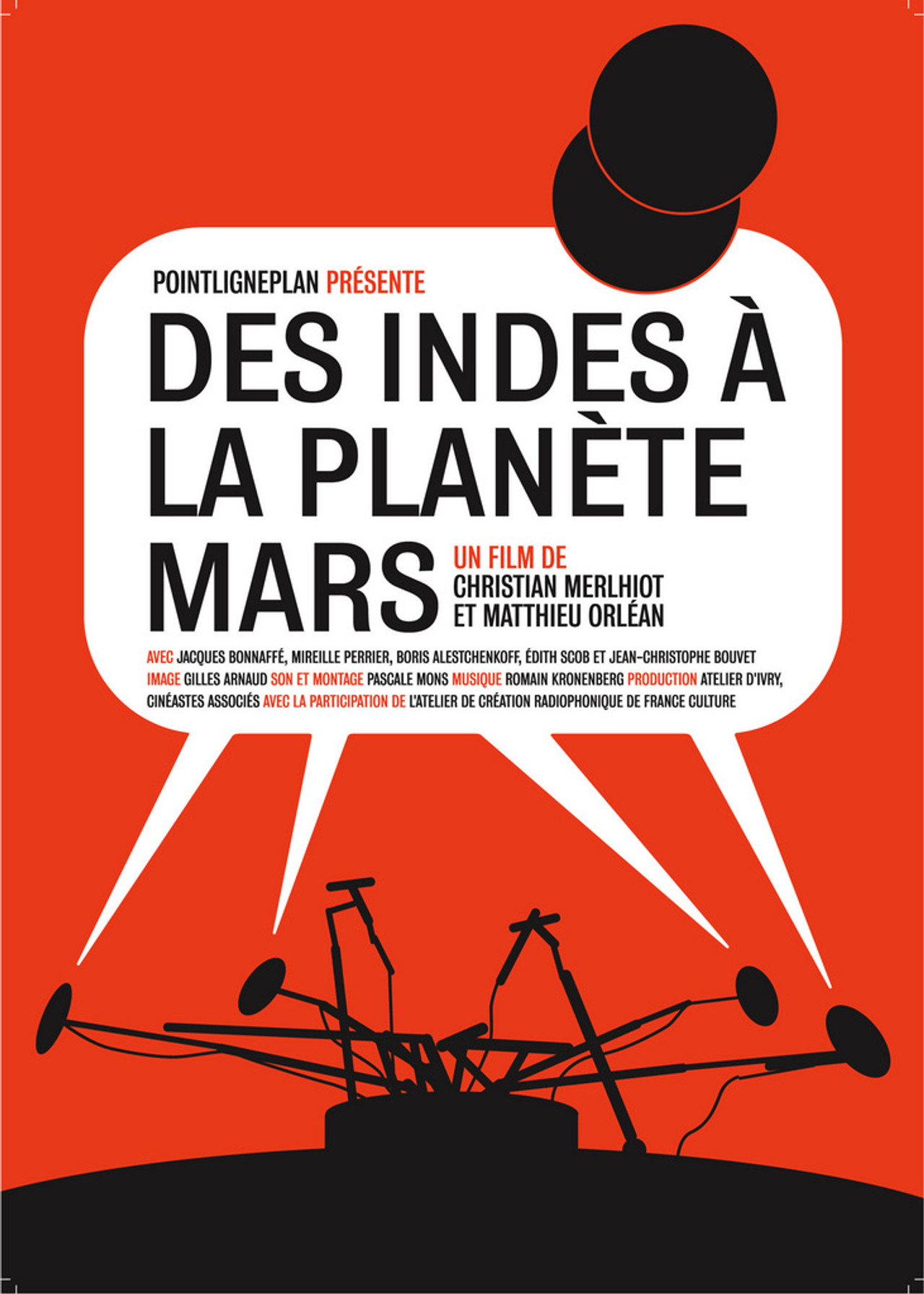 Des Indes à la planète Mars filmaffisch