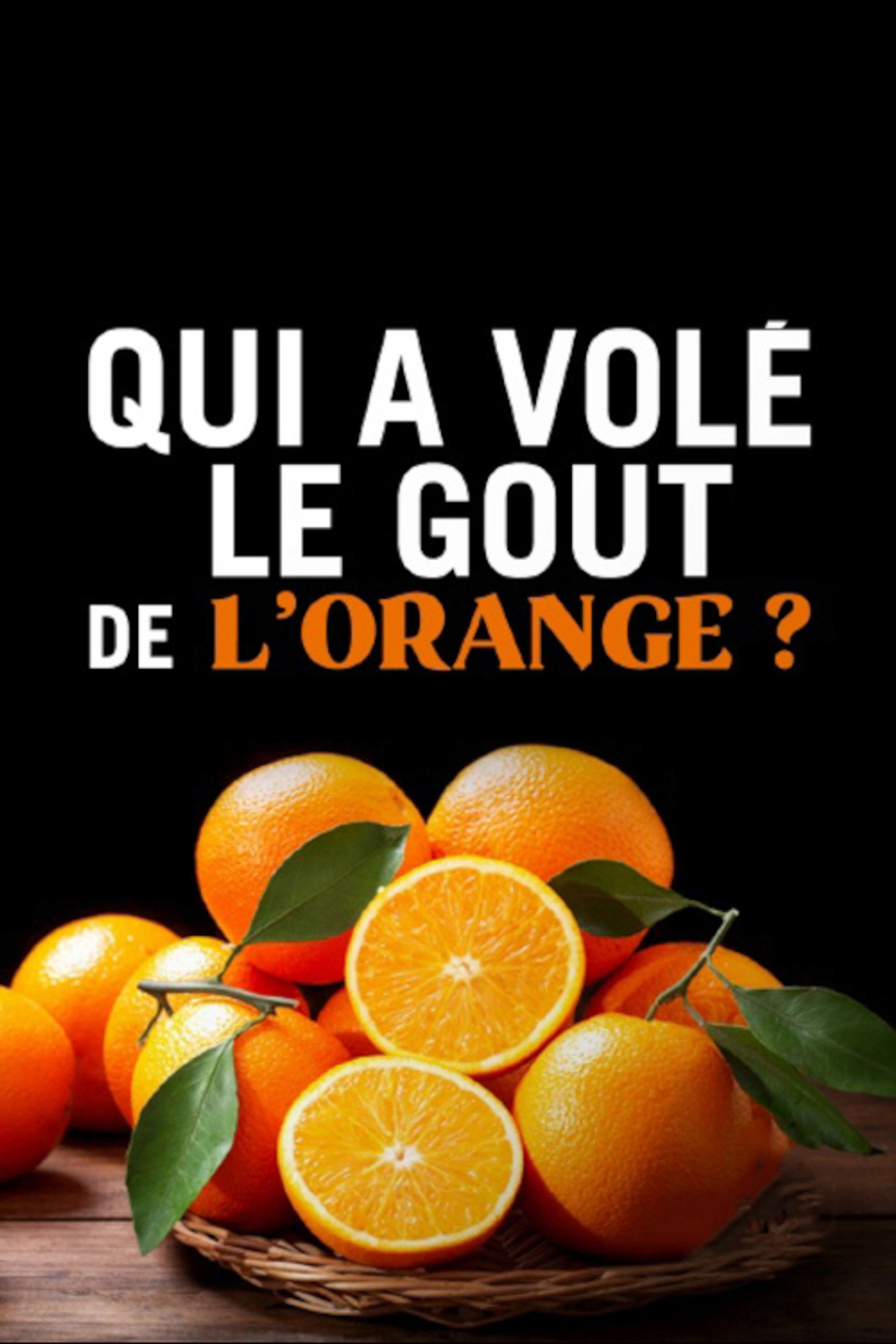 Qui a volé le goût de l'orange ? filmaffisch
