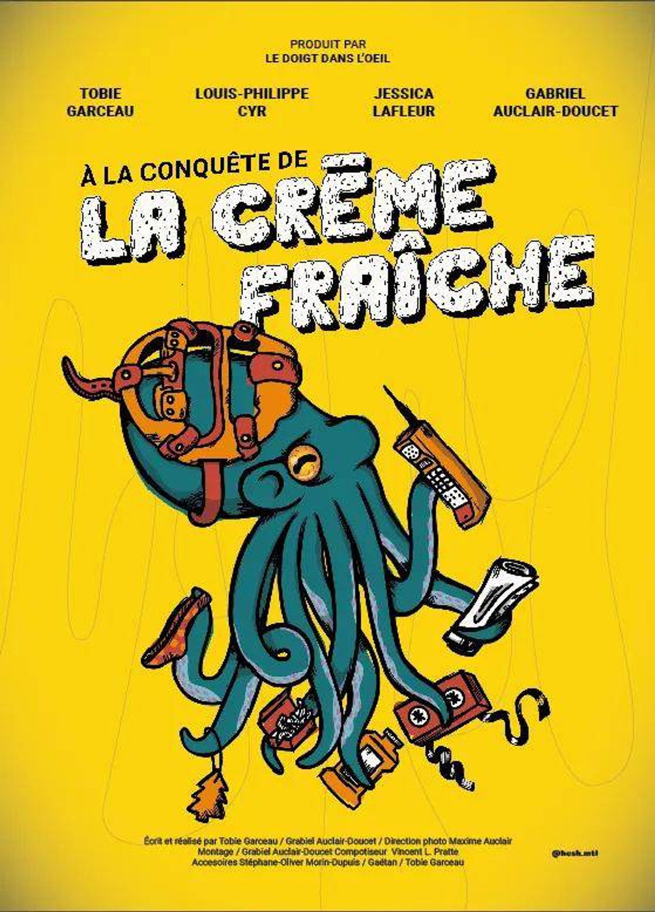 À la conquête de la crème fraîche filmaffisch