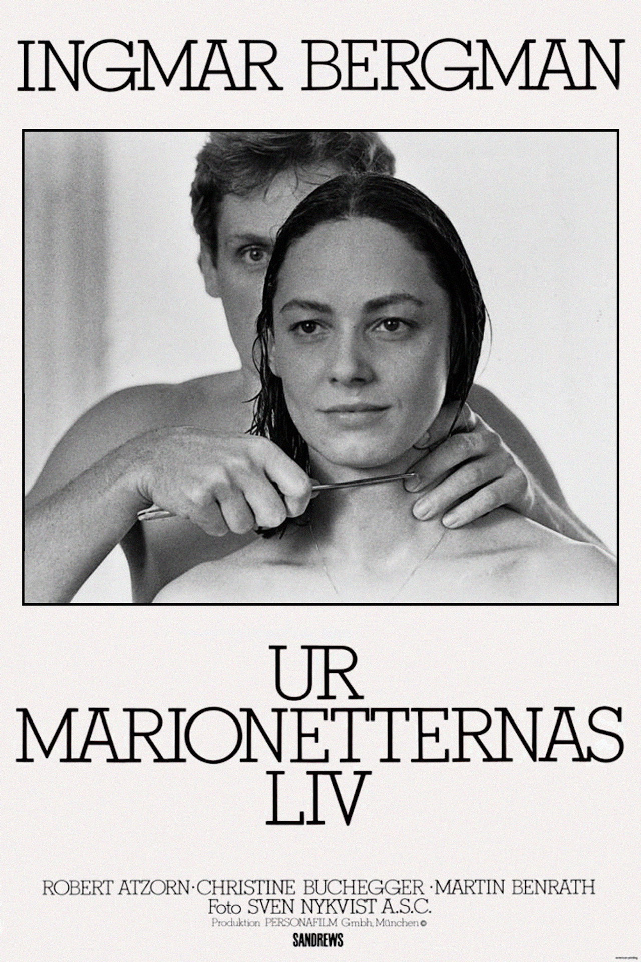 Ur marionetternas liv filmaffisch