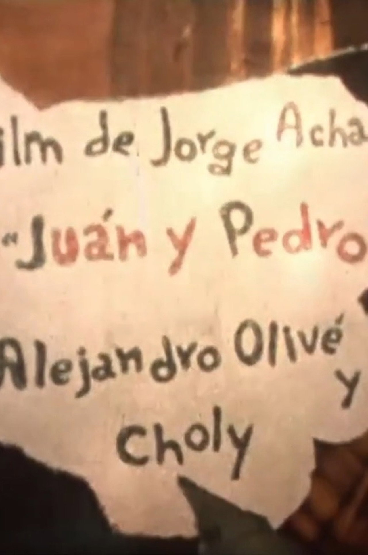 Juan y Pedro filmaffisch