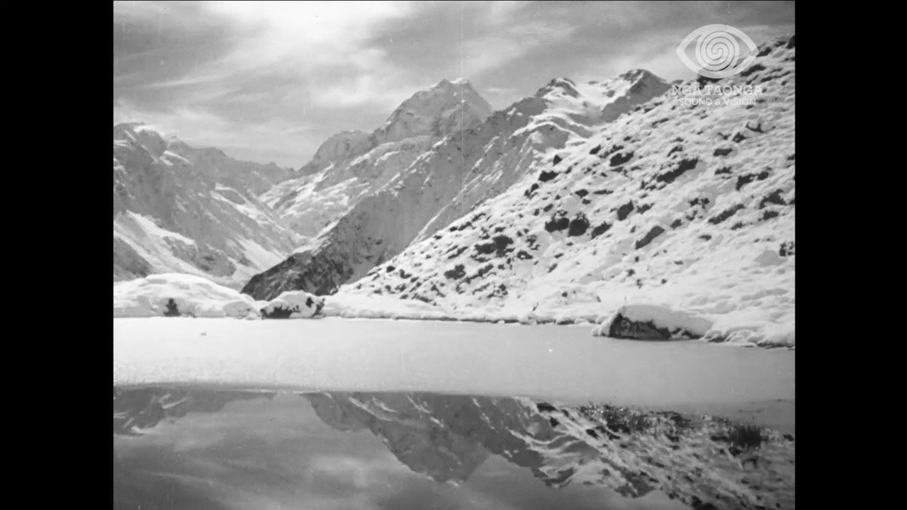 Happy Altitudes in New Zealand's Southern Alps Backdrop