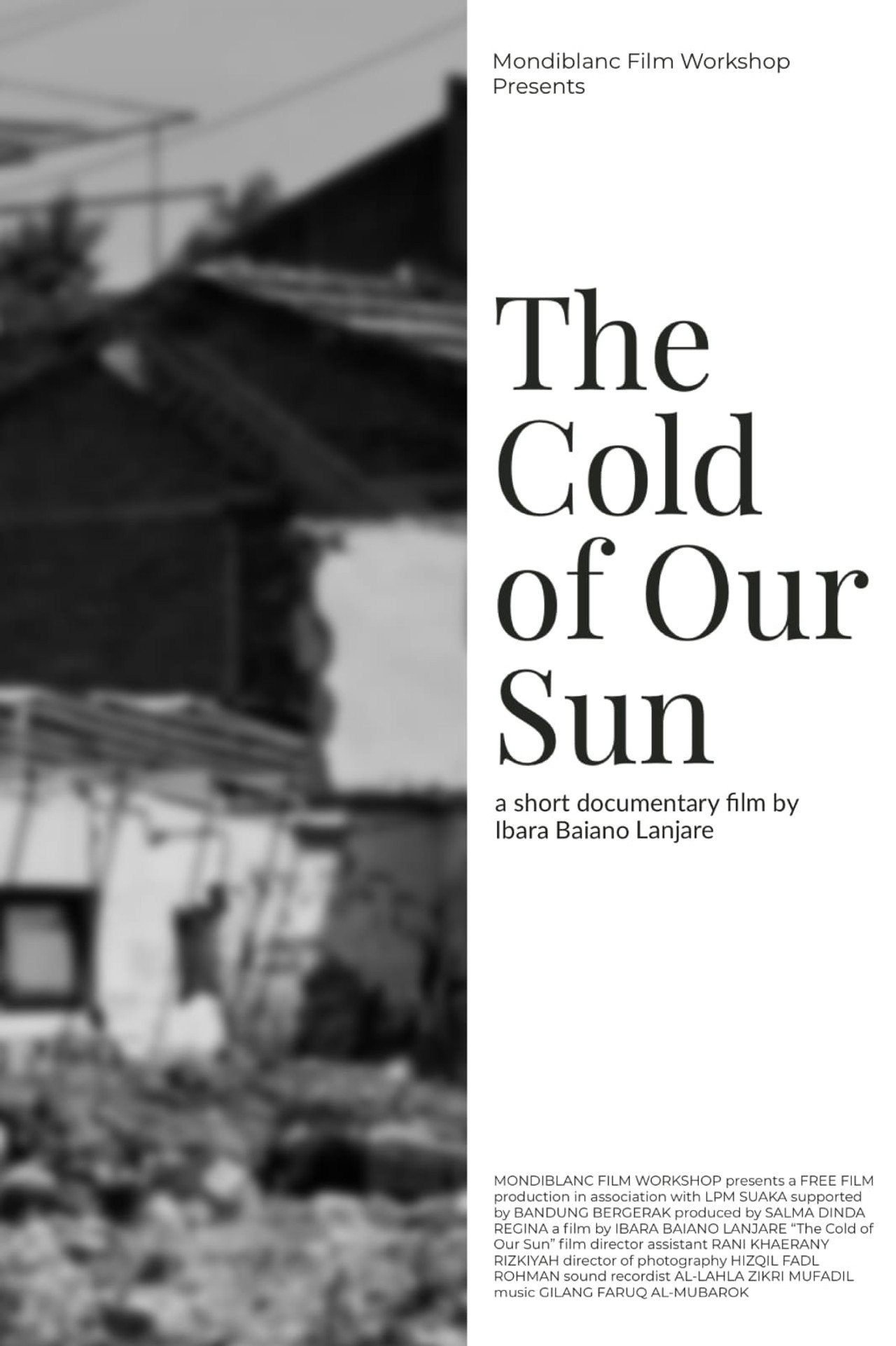 The Cold of Our Sun filmaffisch