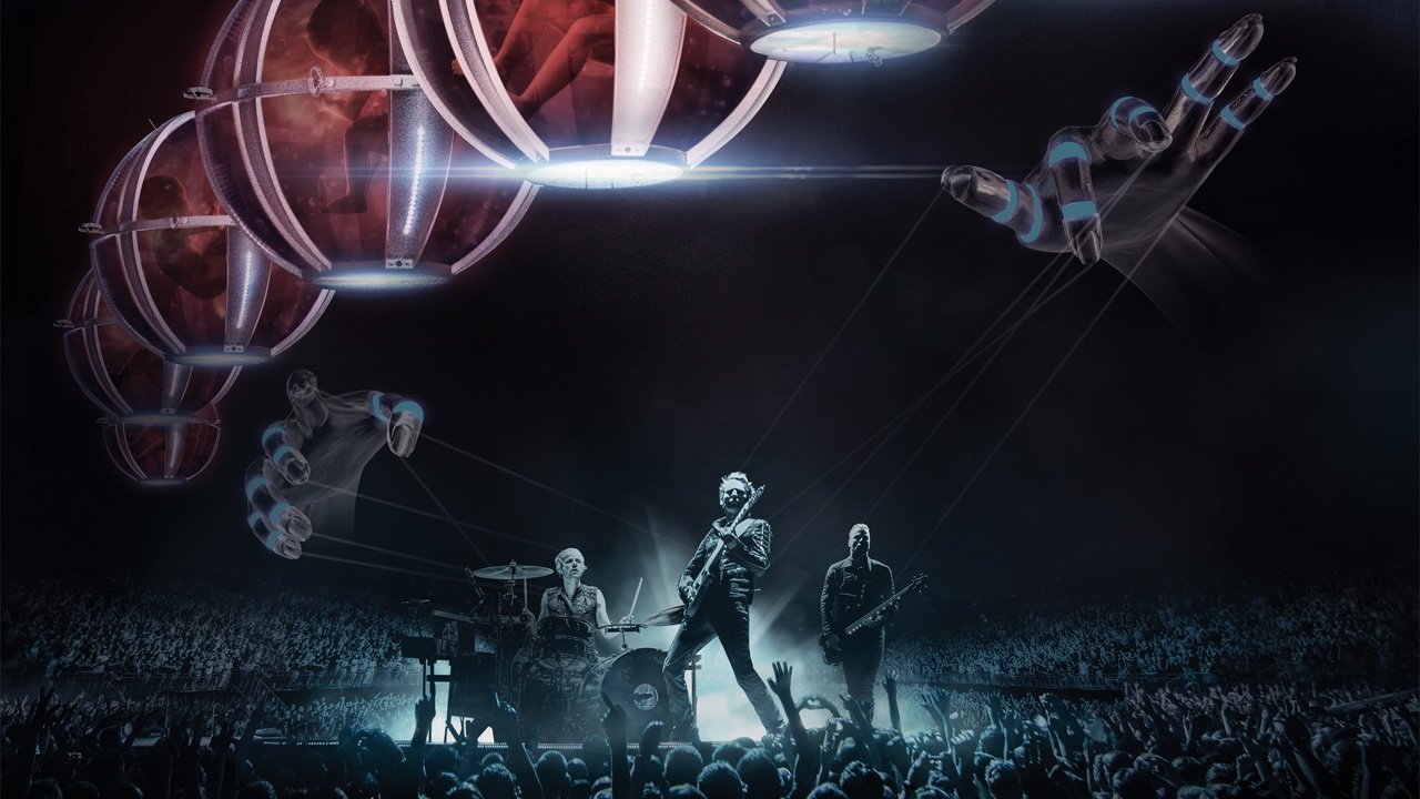 Scen från Muse: Drones World Tour