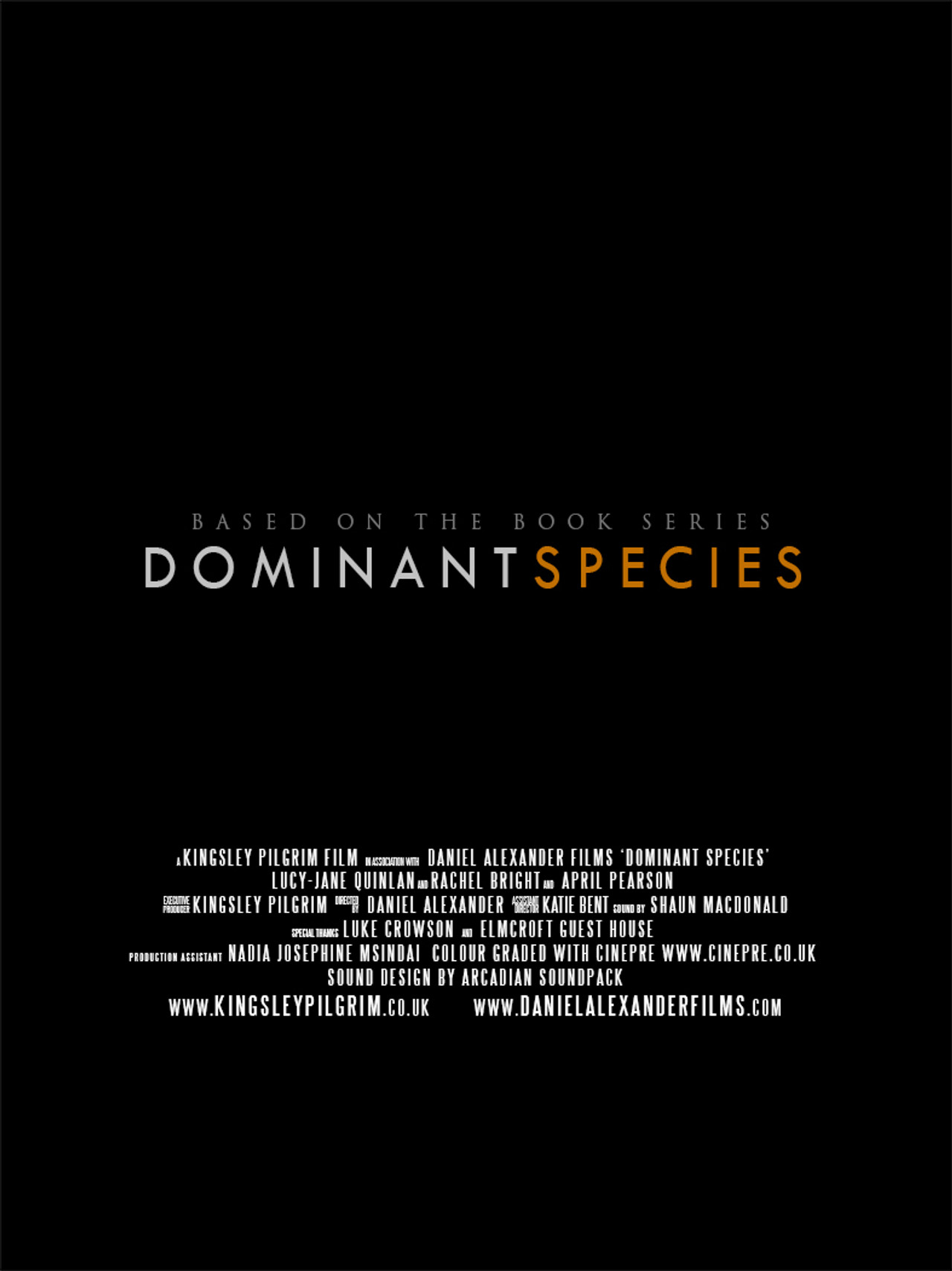 Dominant Species filmaffisch