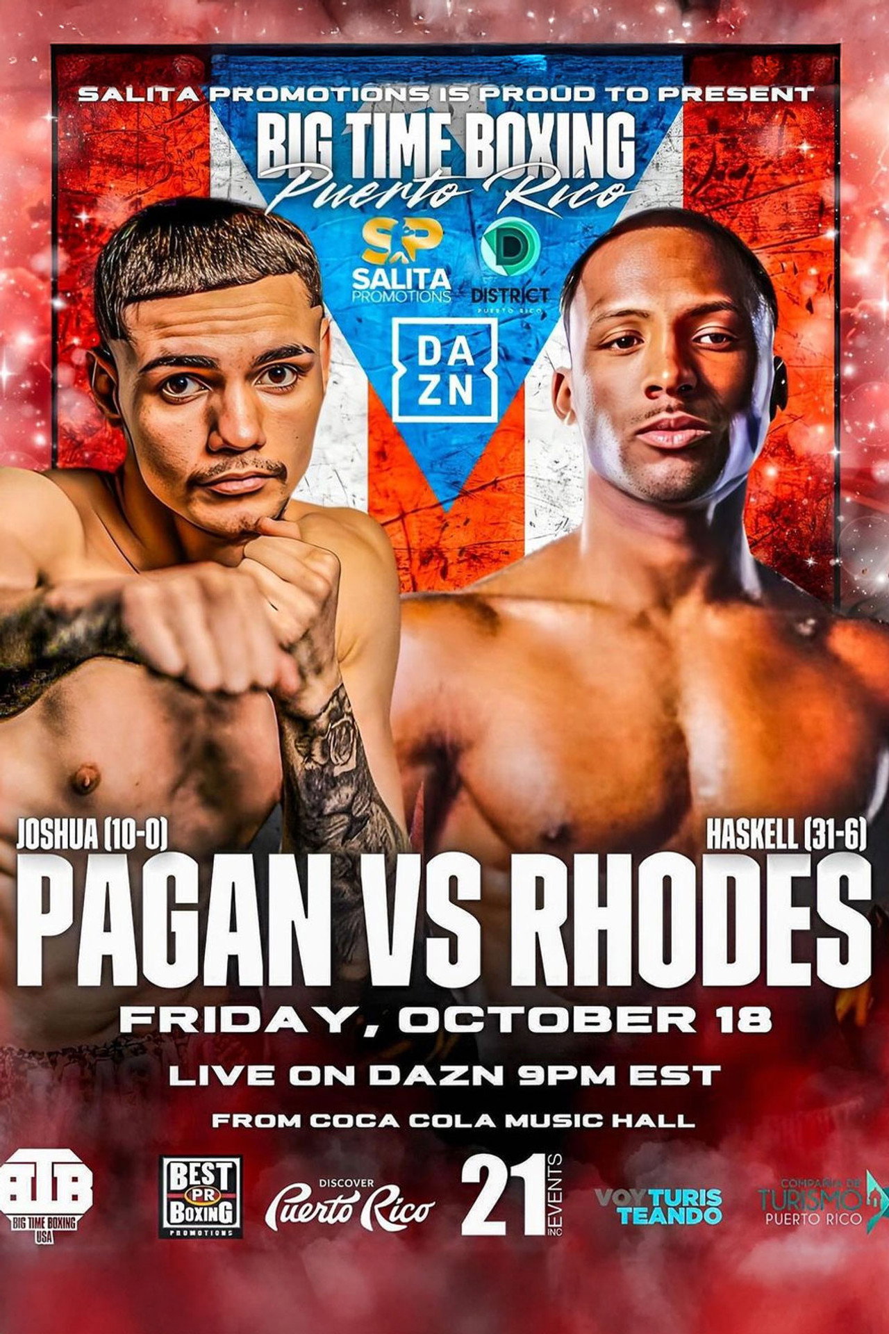 Joshua Pagan vs. Haskell Rhodes filmaffisch