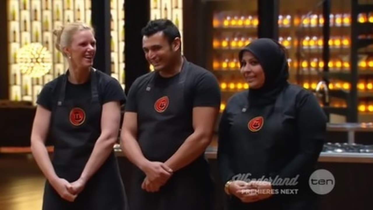 MasterChef Australia - Season 5 Episode 58 : Dreams Week Day 4: Darren's Raspberry Rhubarb Ginger Chocolate Dessert.