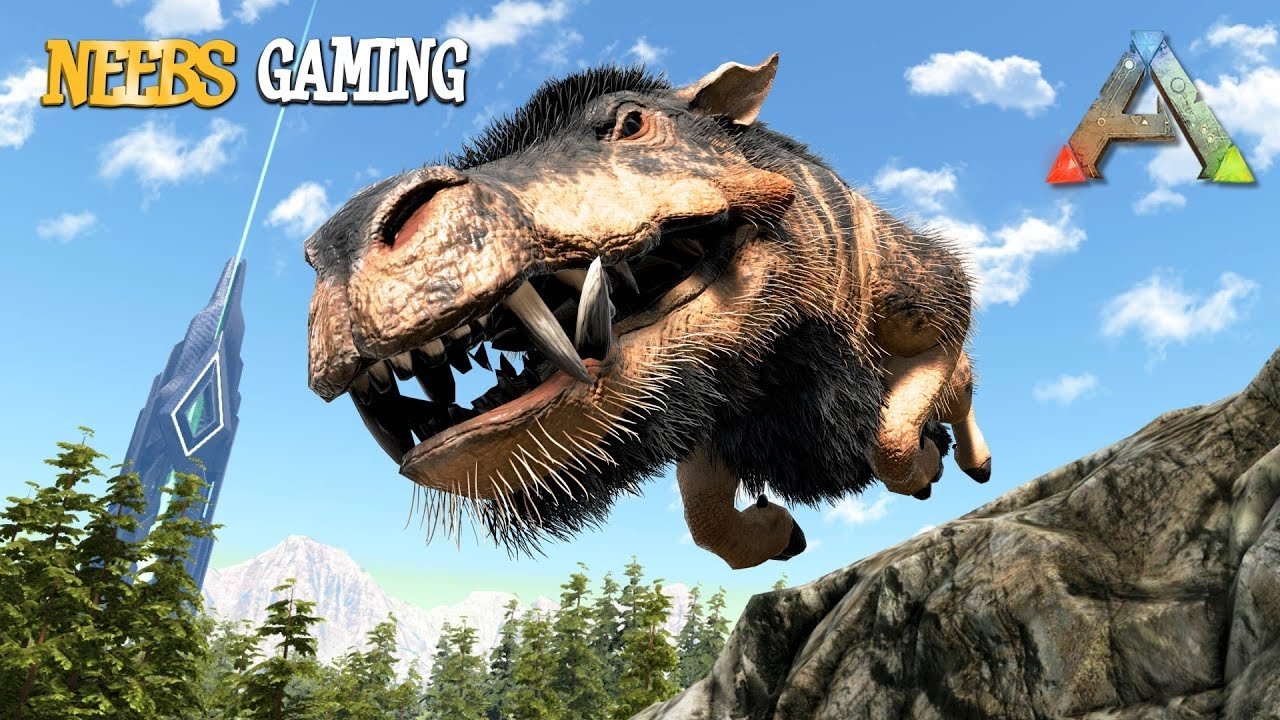 Neebs Gaming - Ark Survival Evolved - Season 5 Episode 35 : The Easy Way to Tame Pigs!!!