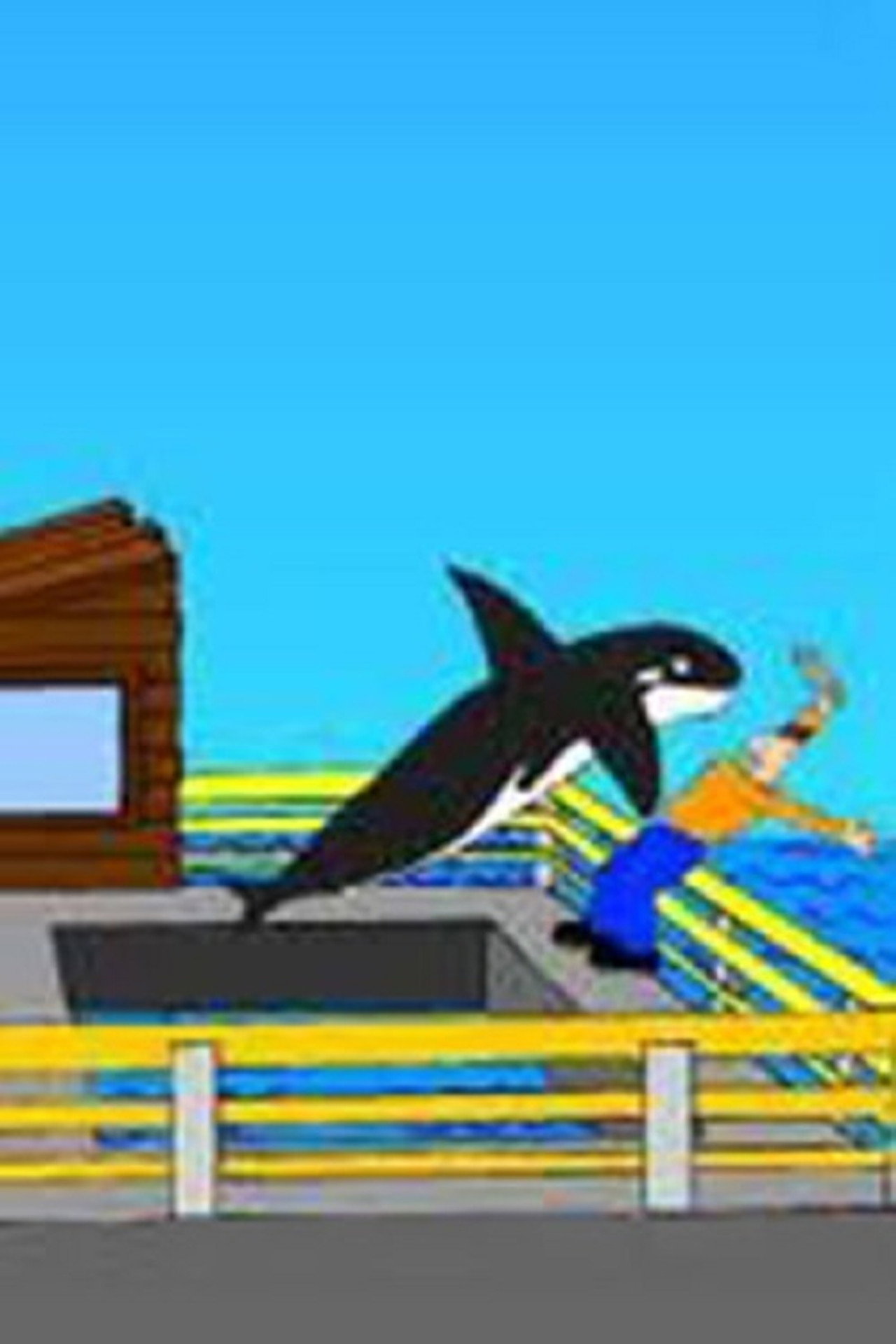 Kókó the Killer Whale Backdrop