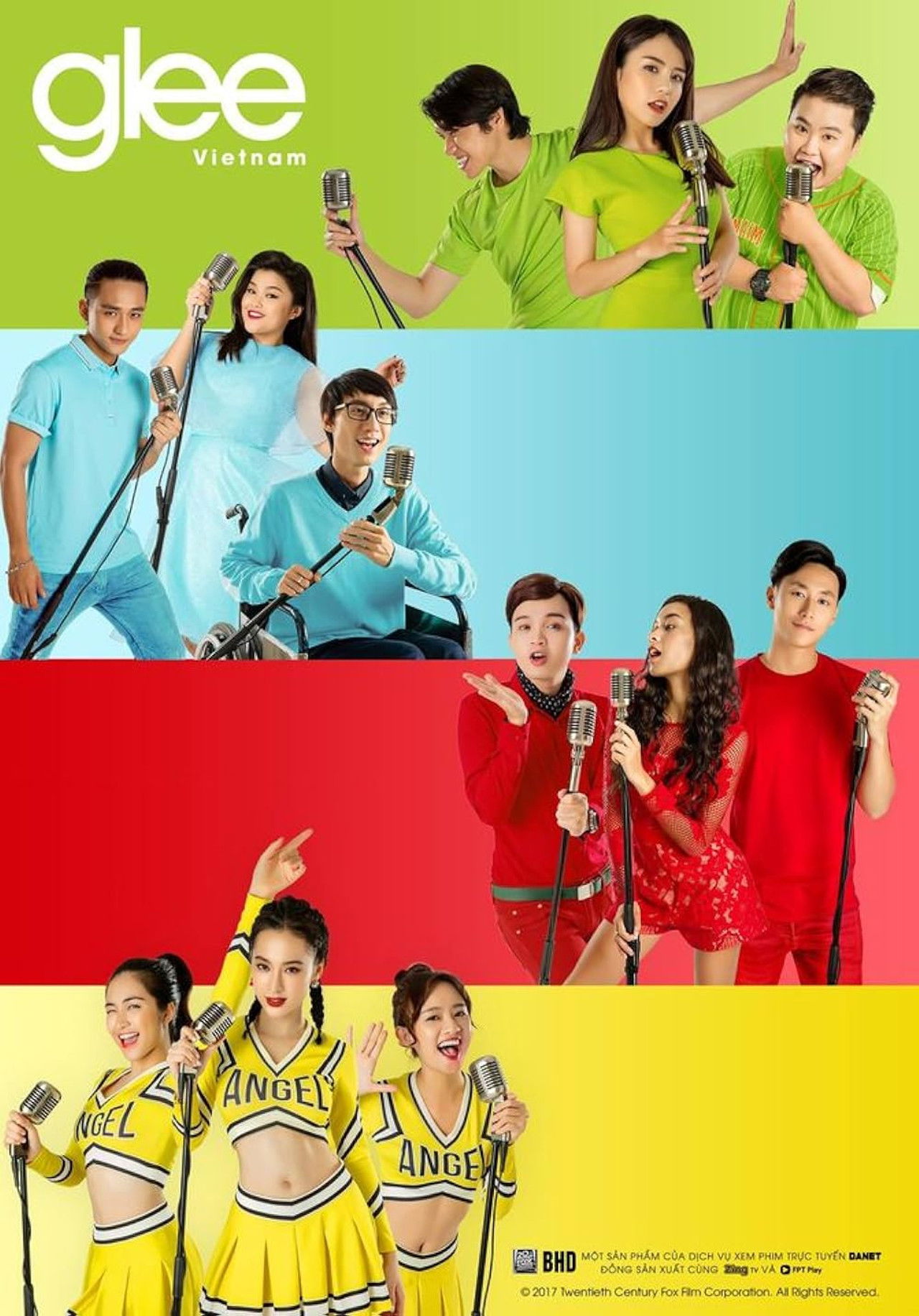 Glee Vietnam backdrop