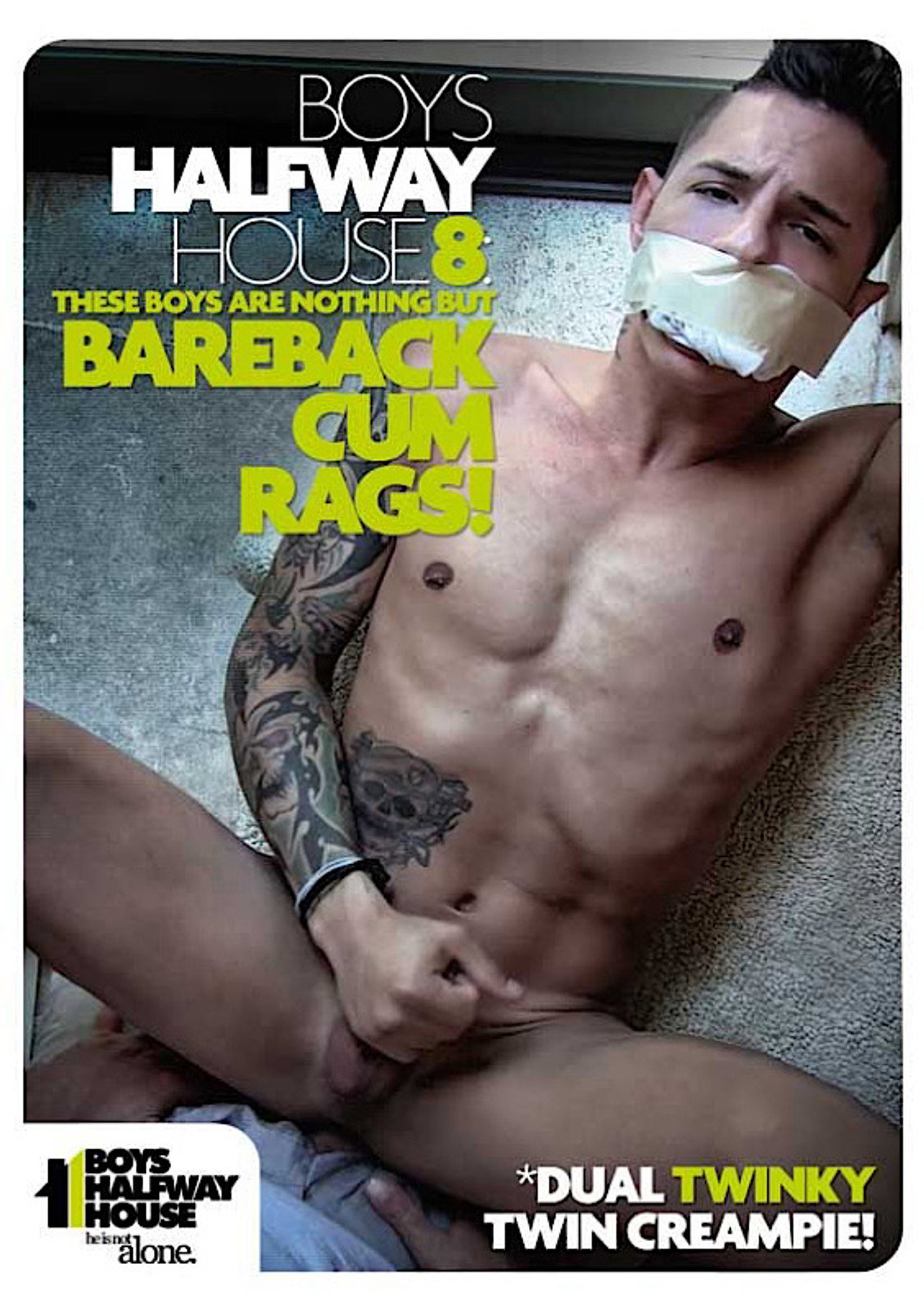 Boys Halfway House 8: Bareback Cum Rags! filmaffisch