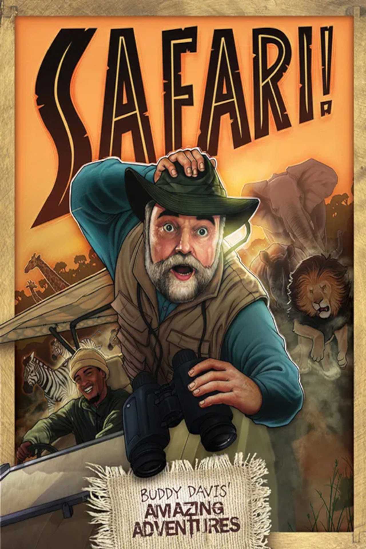 Buddy Davis' Amazing Adventures: Safari! Backdrop