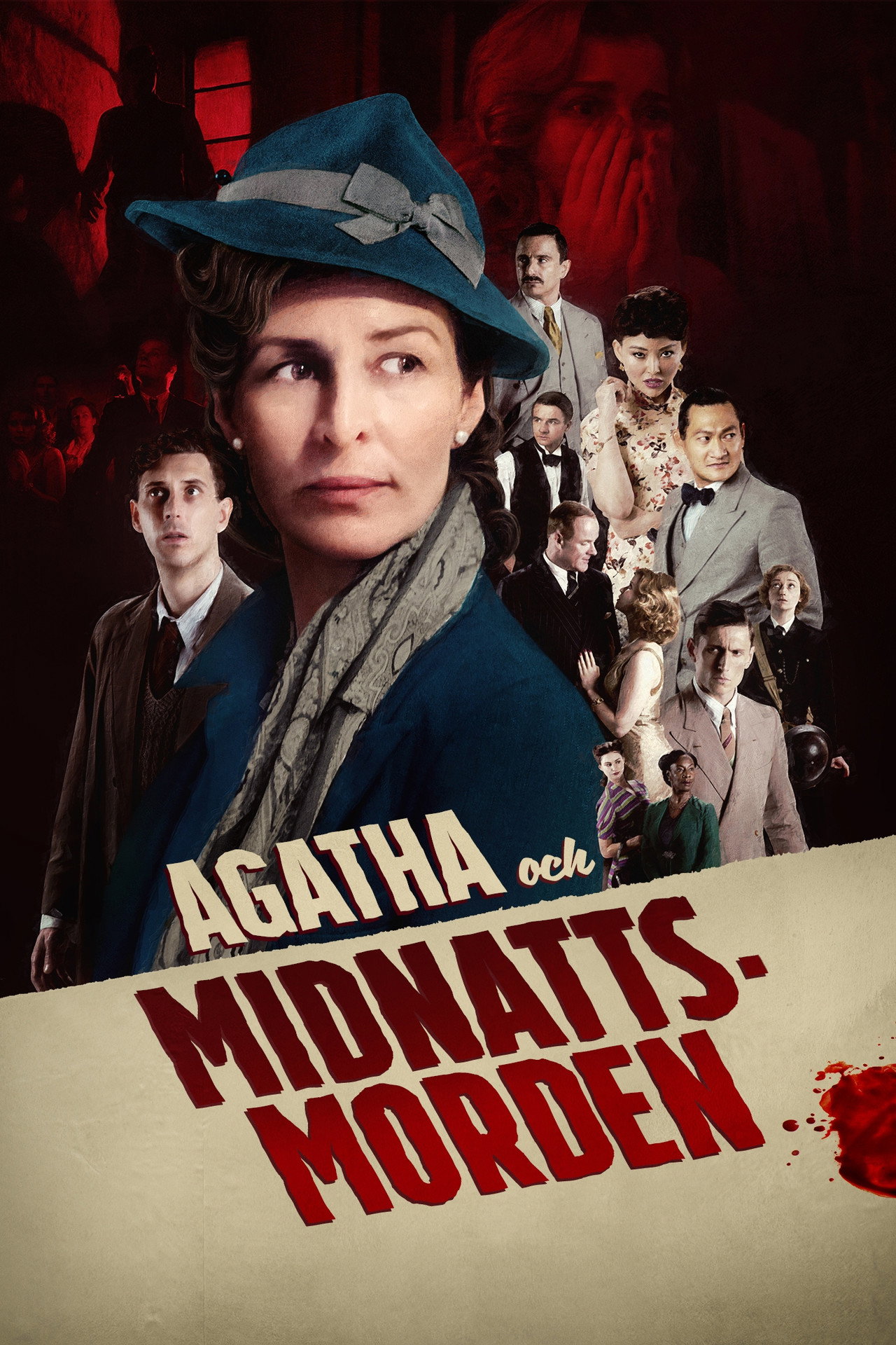 Agatha och midnattsmorden filmaffisch