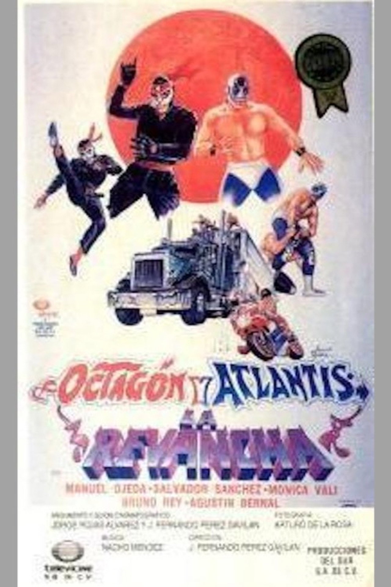 Octagon and Atlantis, the rematch Backdrop