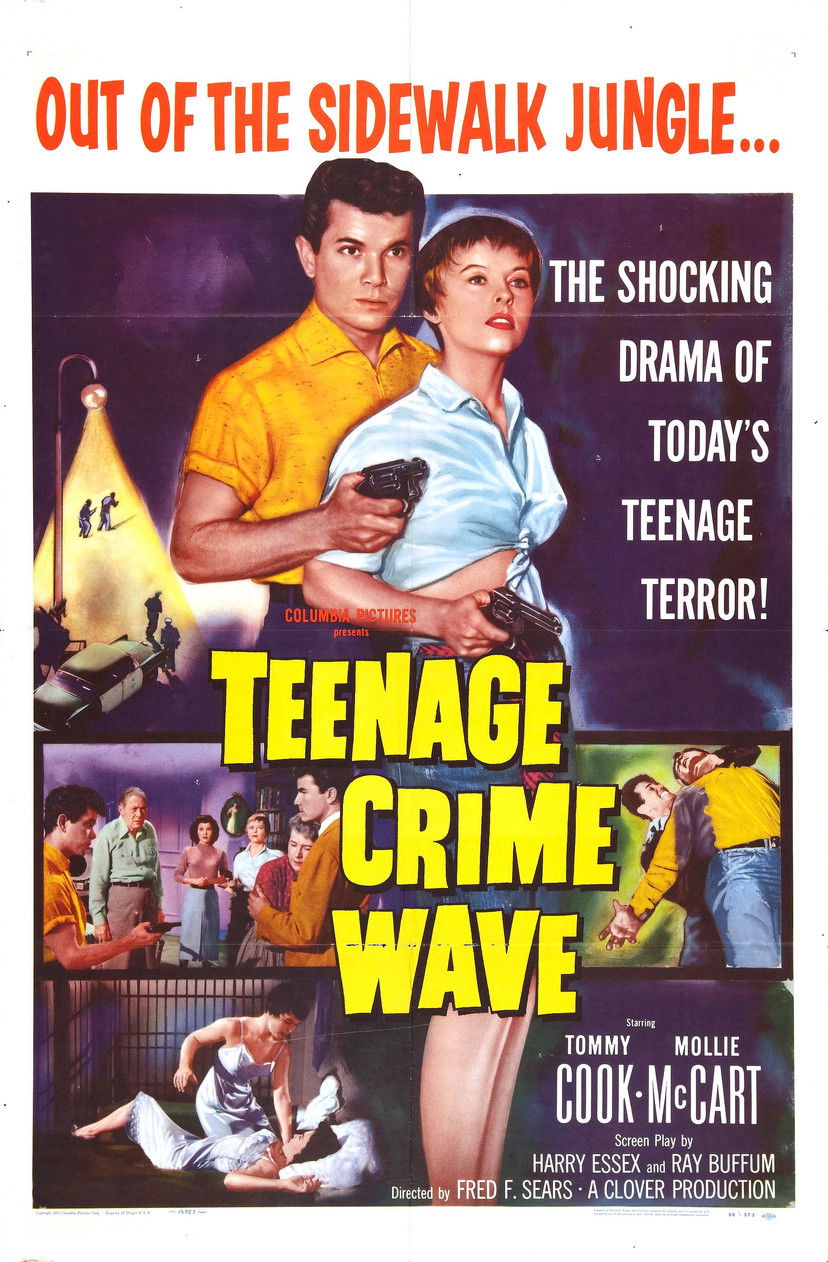 Teen-Age Crime Wave poster