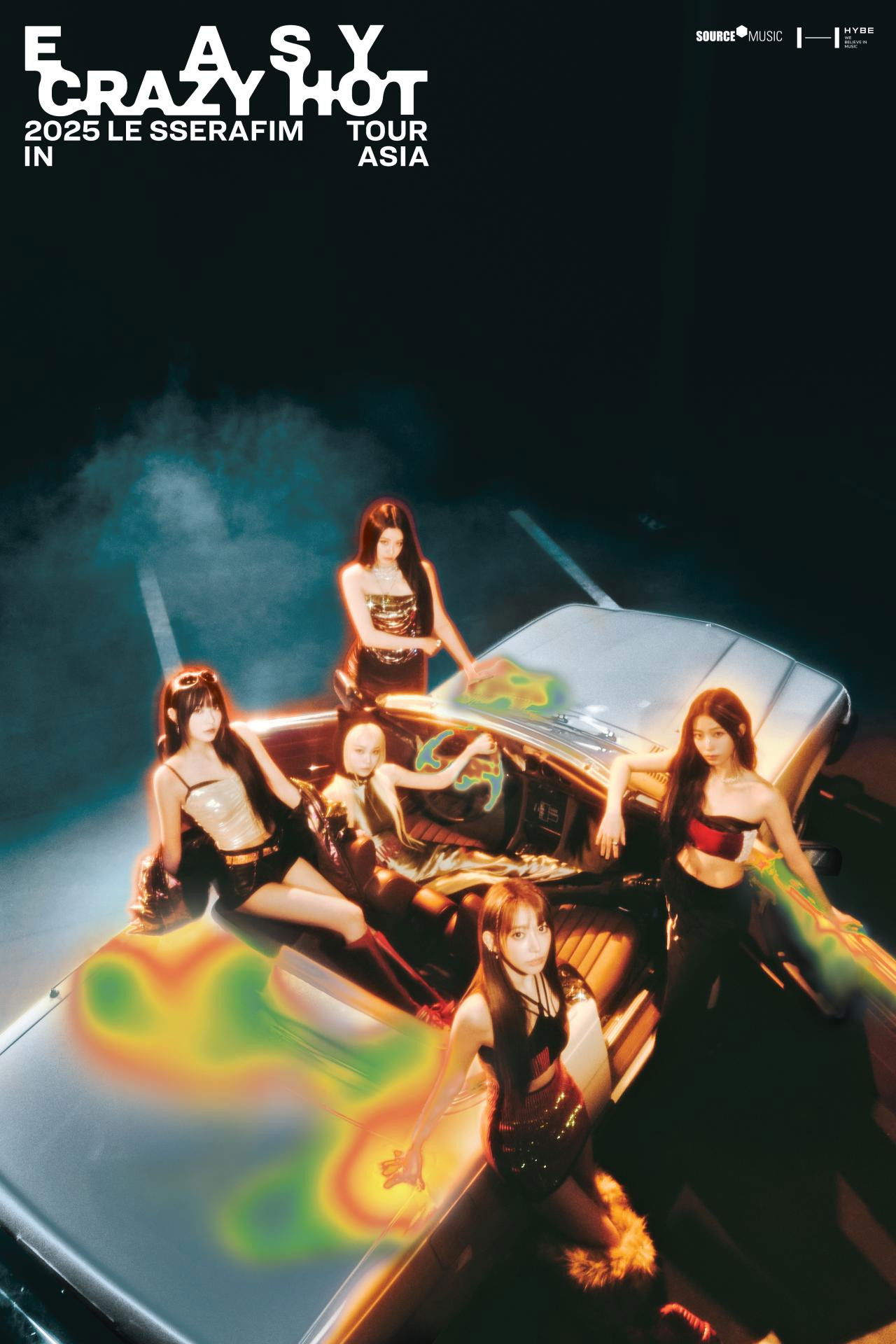 LE SSERAFIM 'Easy Crazy Hot' Tour in Incheon Backdrop