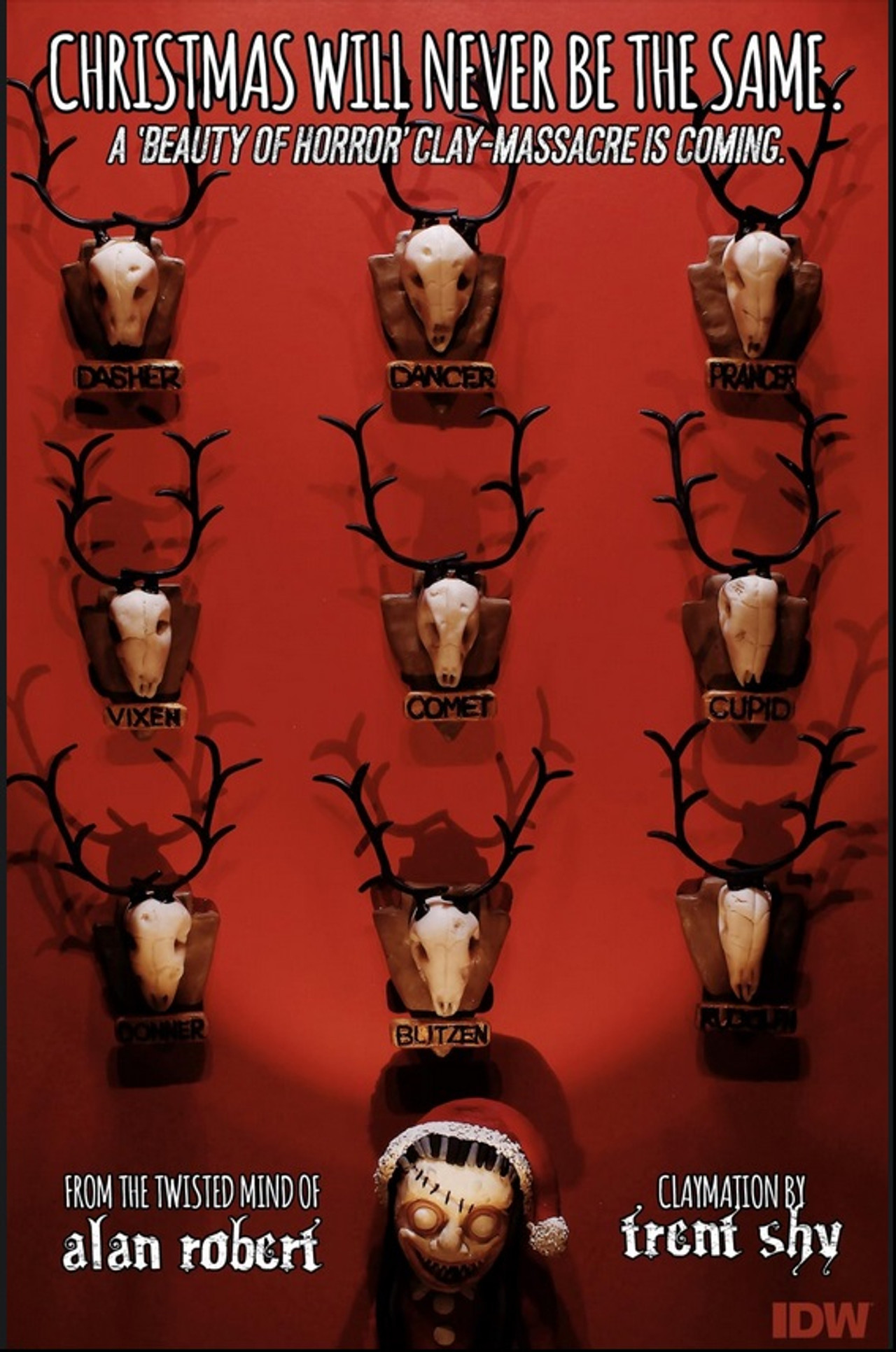The Night Terror Before Christmas Backdrop