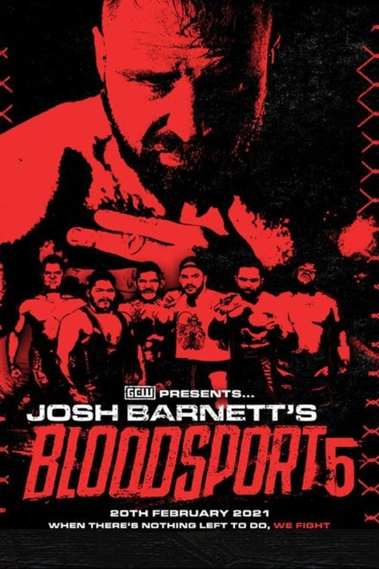 GCW Josh Barnett’s Bloodsport 5 Backdrop