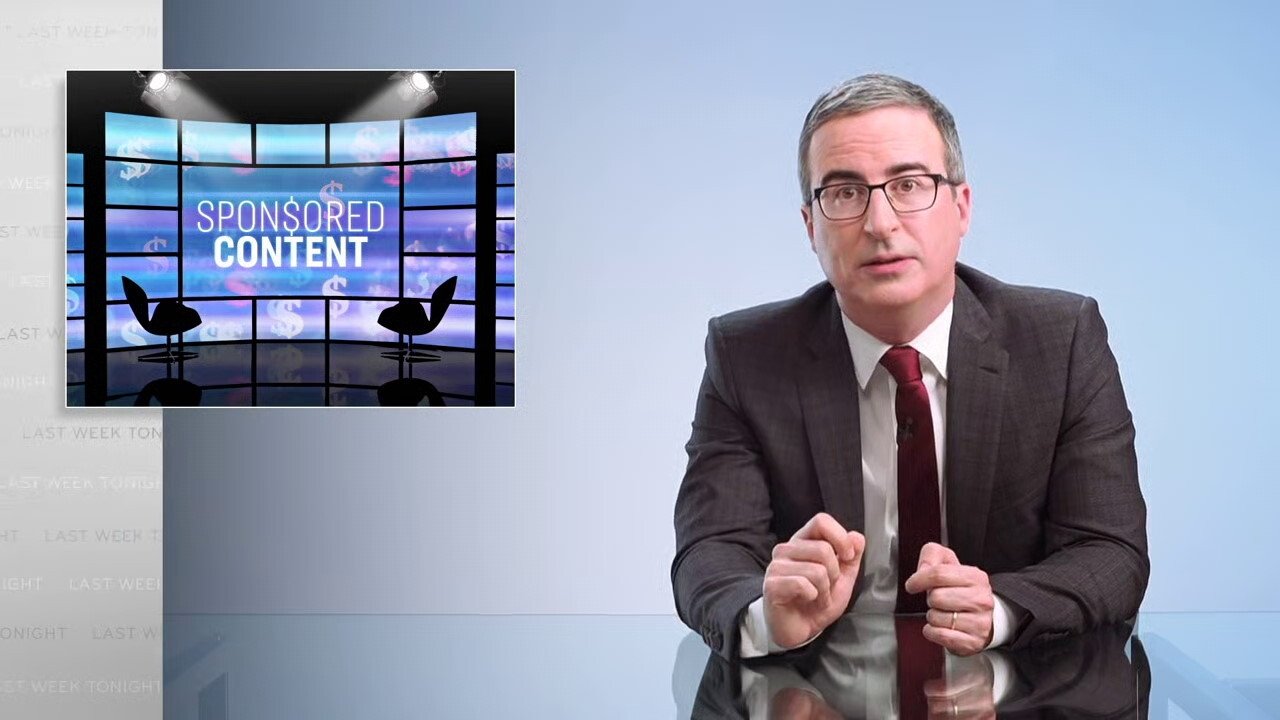 Last Week Tonight with John Oliver - Season 8 Episode 13 : Episode 222: Sponcon