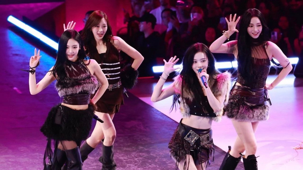 aespa: Amazon Music Live backdrop