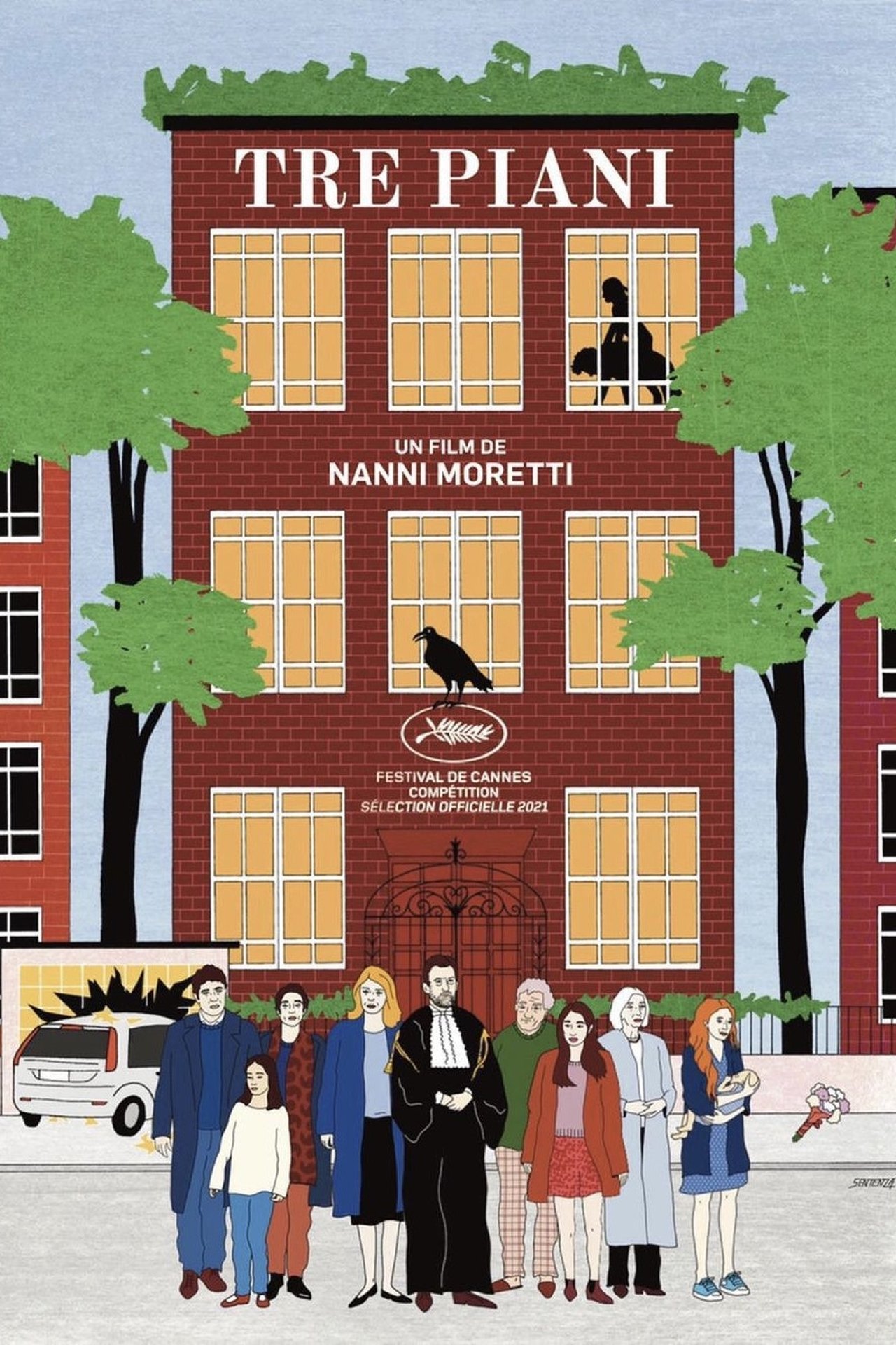Tre piani poster