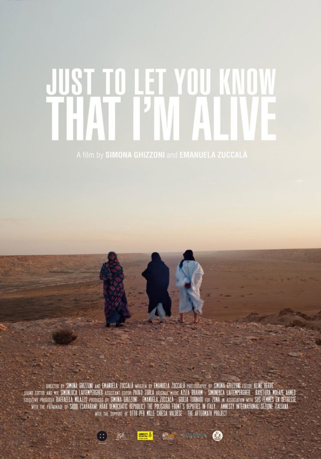 Just to let you know that I'm alive poster