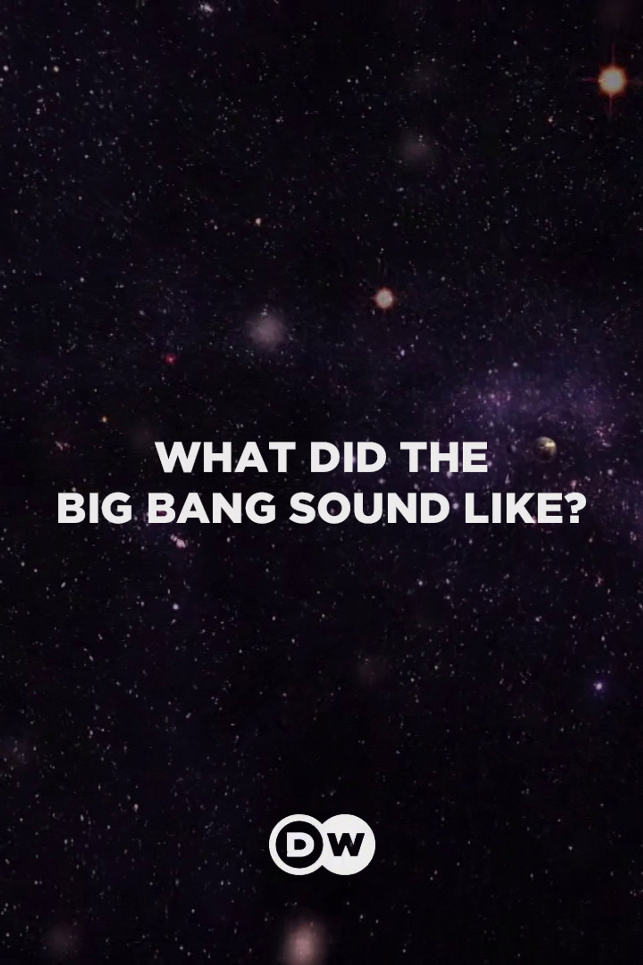 What Did the Big Bang Sound Like? Backdrop