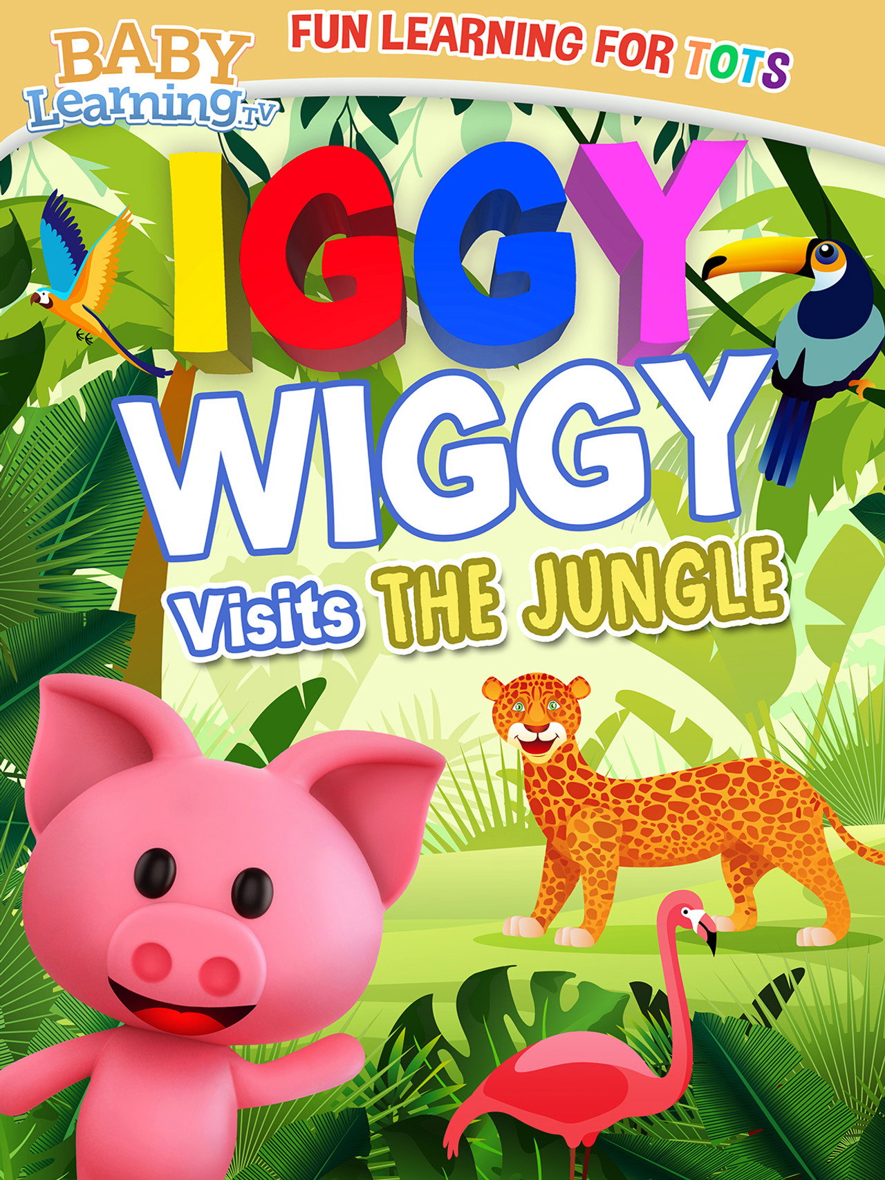 Iggy Wiggy Visits The Jungle Backdrop